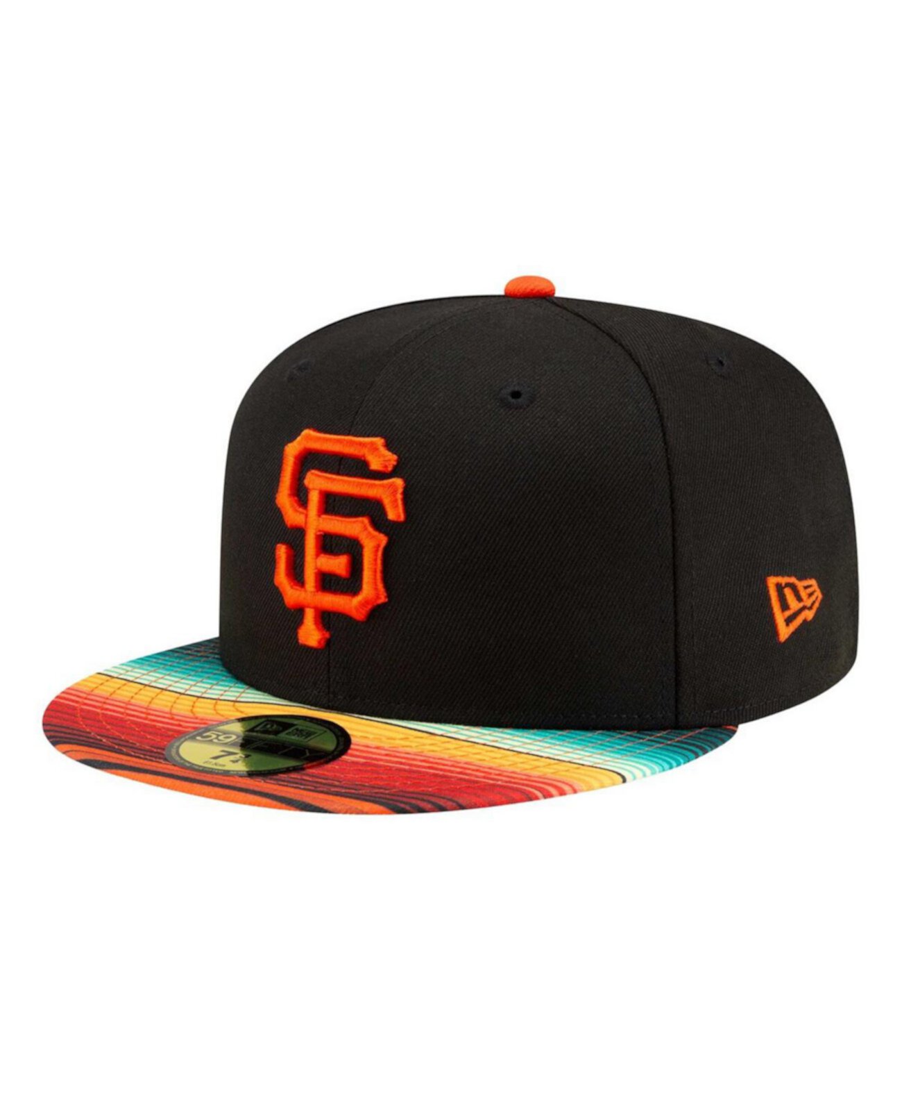 Черная бейсболка San Francisco Giants Turn Back The Clock 59FIFTY с высоким короном New Era