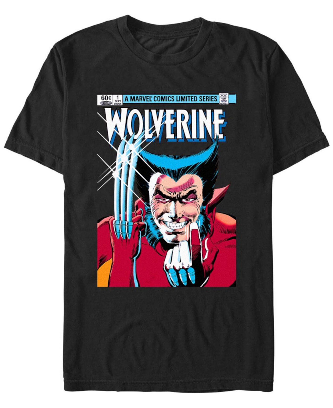 Футболка мужская MVL Wolverine с коротким рукавом, 100% хлопок, Slim-Fit FIFTH SUN