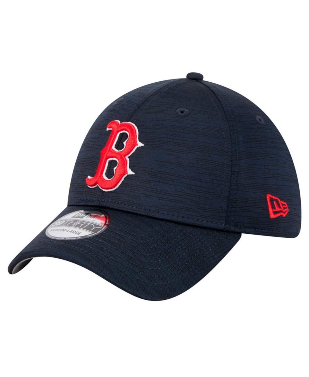 Мужская синяя бейсболка Boston Red Sox Tech 39THIRTY, из 95% полиэстера, 5% спандекса New Era