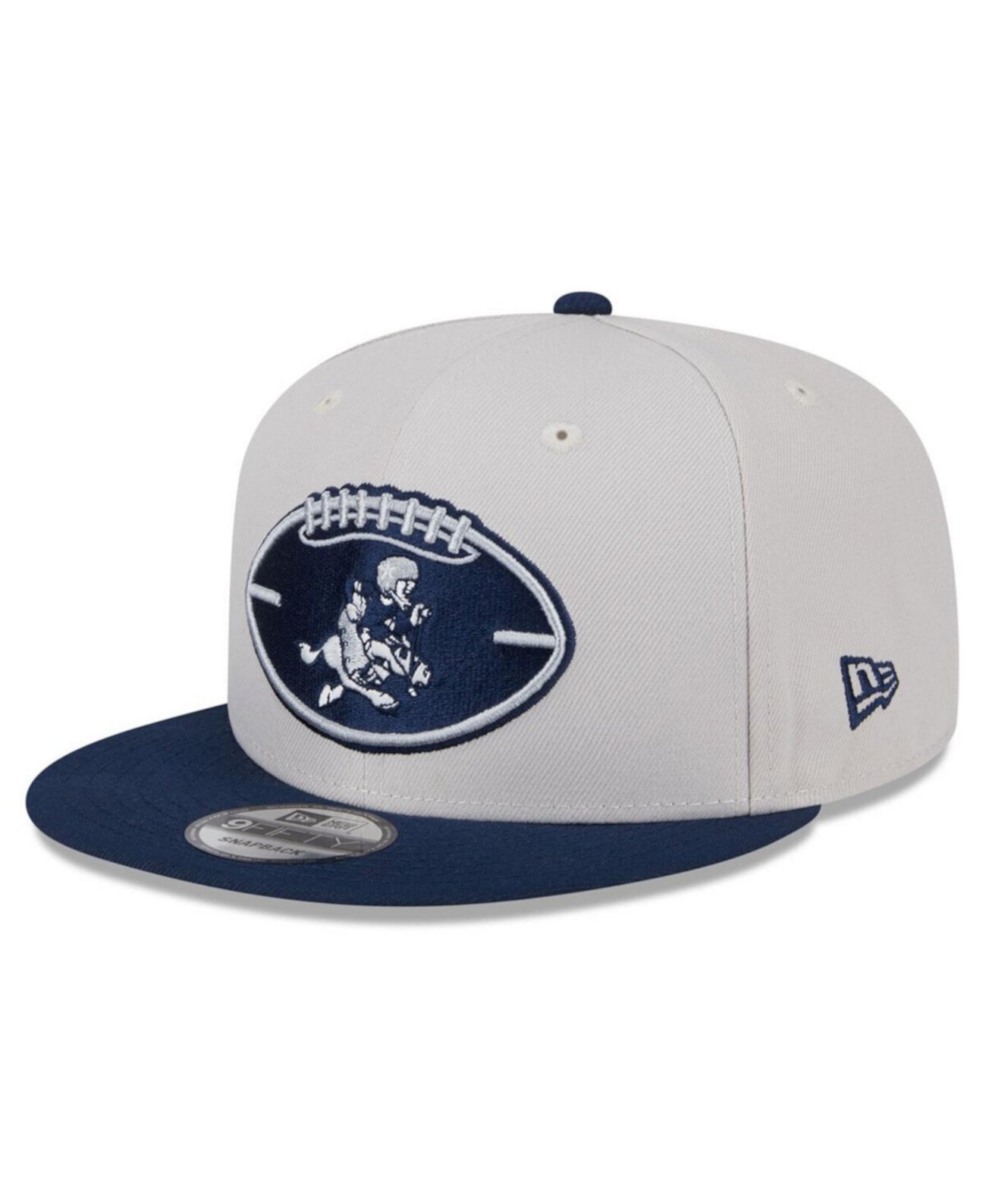 Мужская шапка Dallas Cowboys 2024 Sideline Historic 9FIFTY с высоким короном и плоским полем New Era