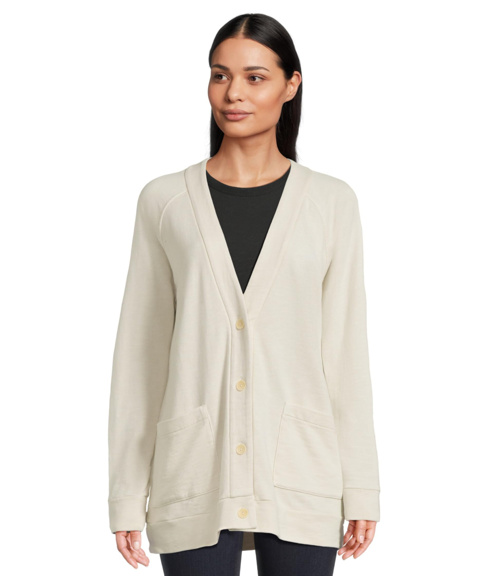 V-Neck Long Jacket Eileen Fisher