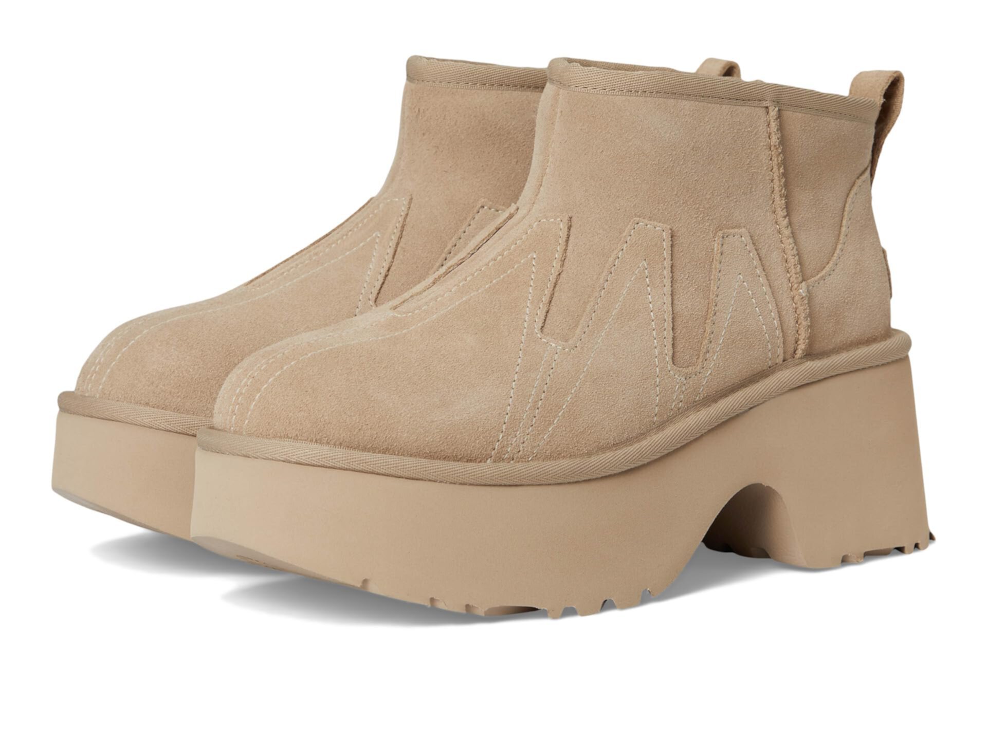 UGG Ботинки Ultra Mini New Heights Sunwave из замши с платформой Ugg