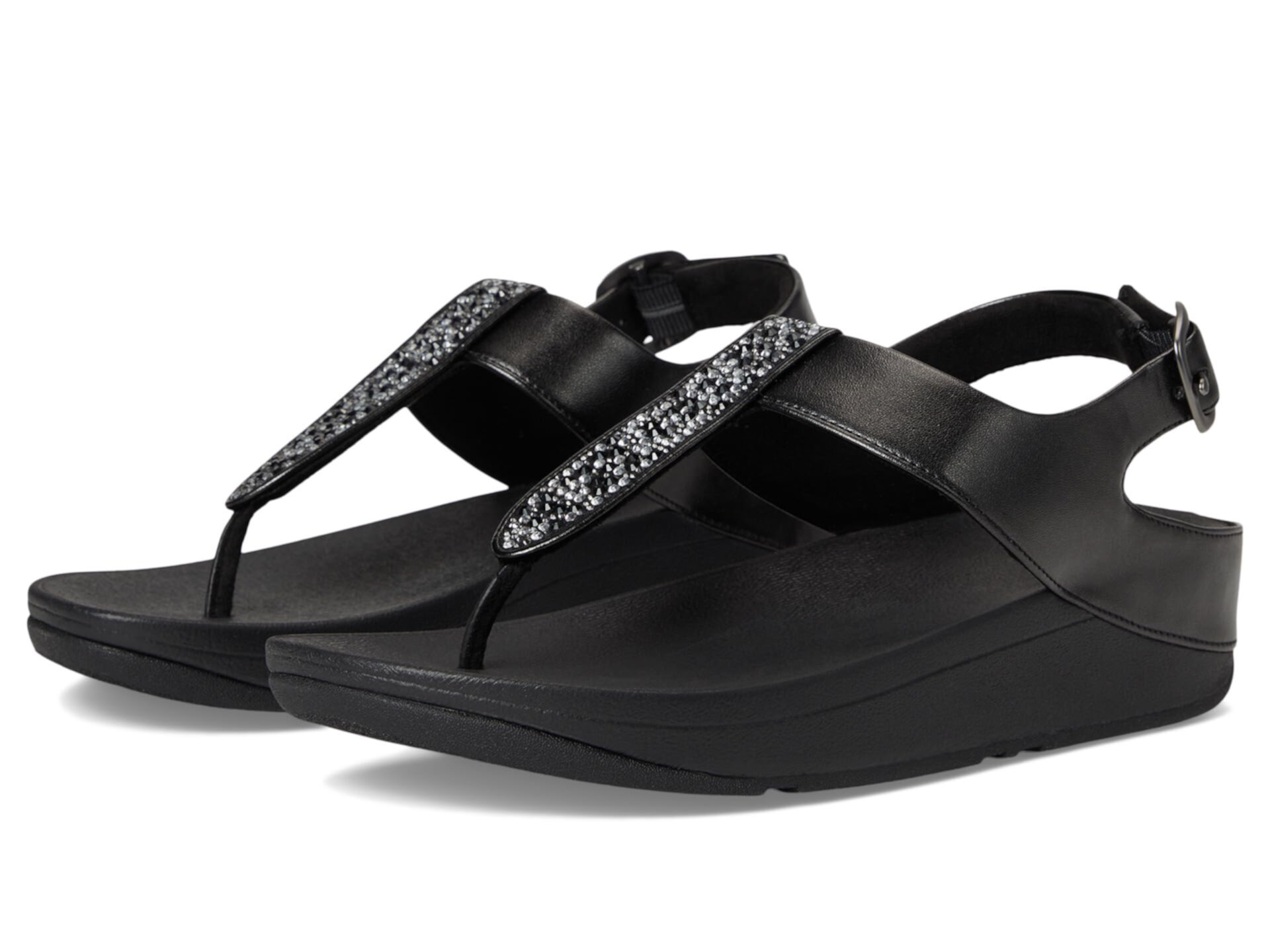 Сандалии FitFlop Fino Crystal-Mix с амортизацией и элегантным дизайном FitFlop