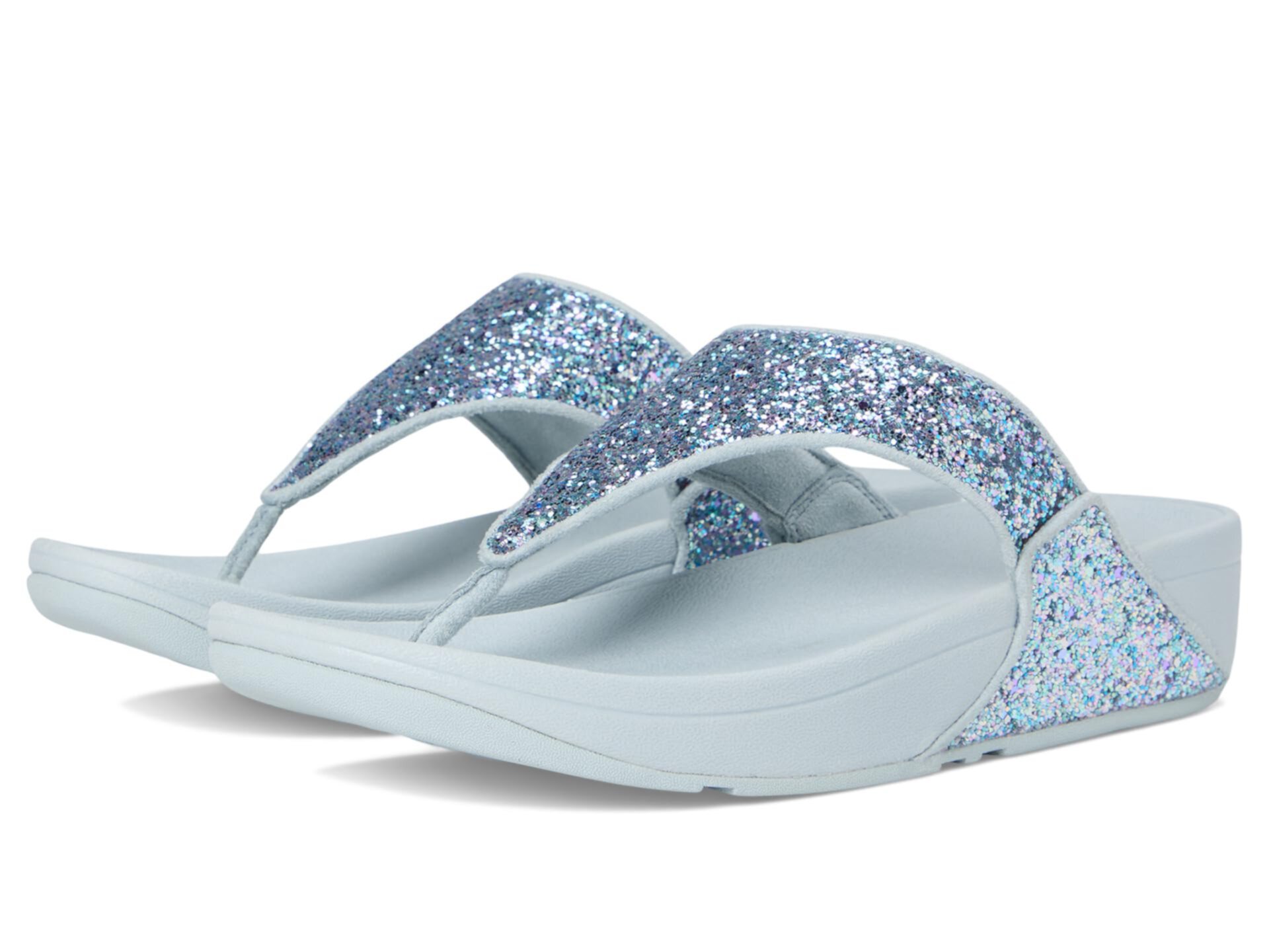 Слайды FitFlop Lulu Multi-Tonal Glitter с подкладкой и устойчивой подошвой FitFlop