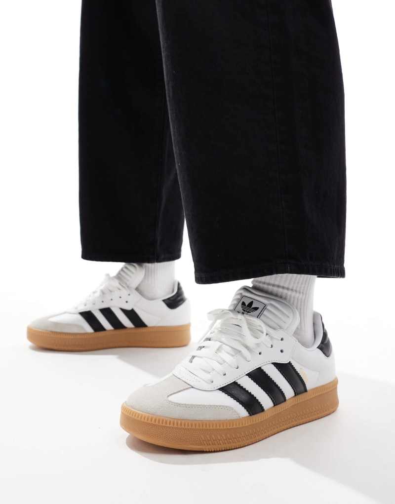 adidas Originals Samba XLG sneakers in white and black Adidas