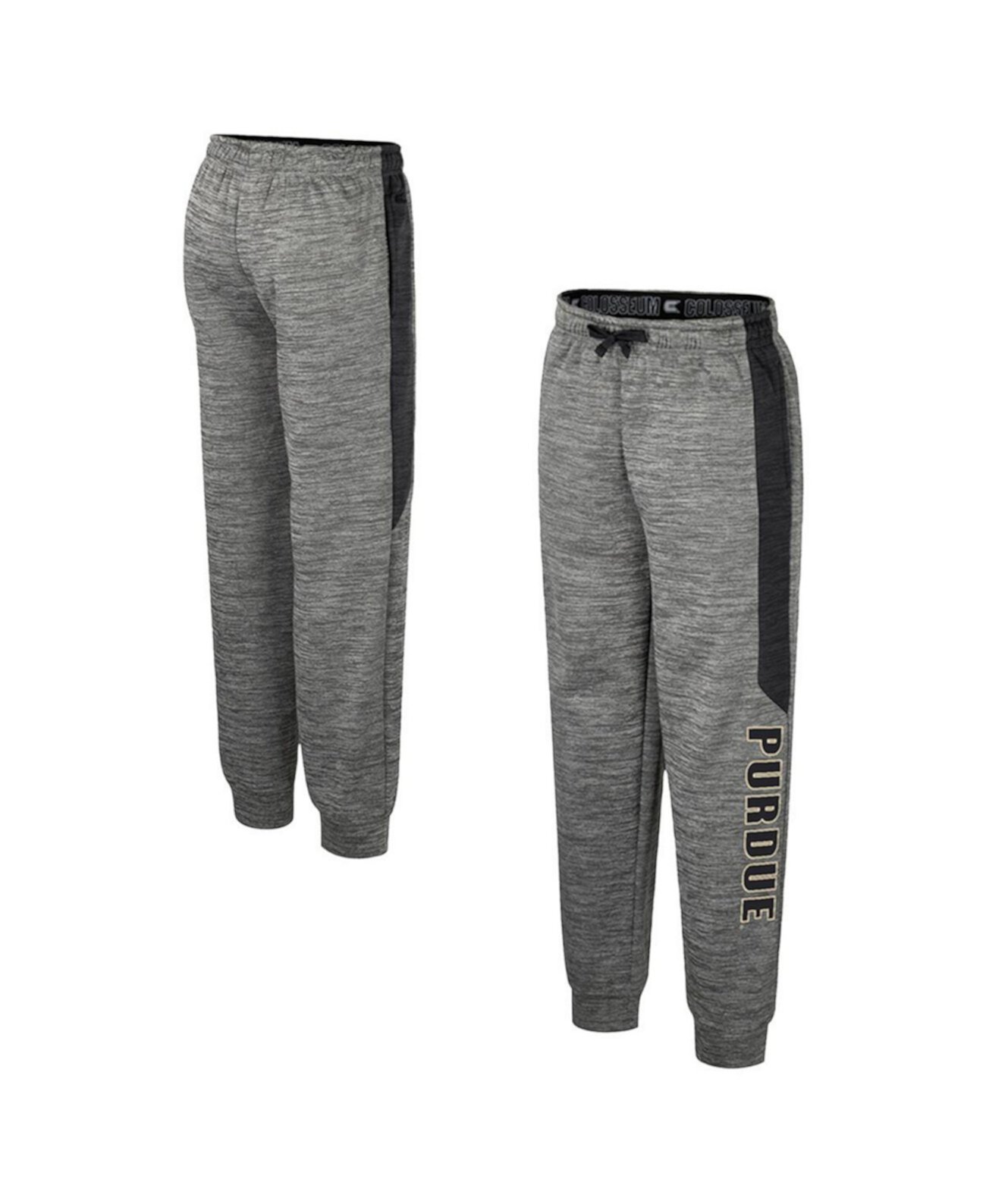 Big Boys and Girls Heather Gray Purdue Boilermakers Fleece Pants Colosseum