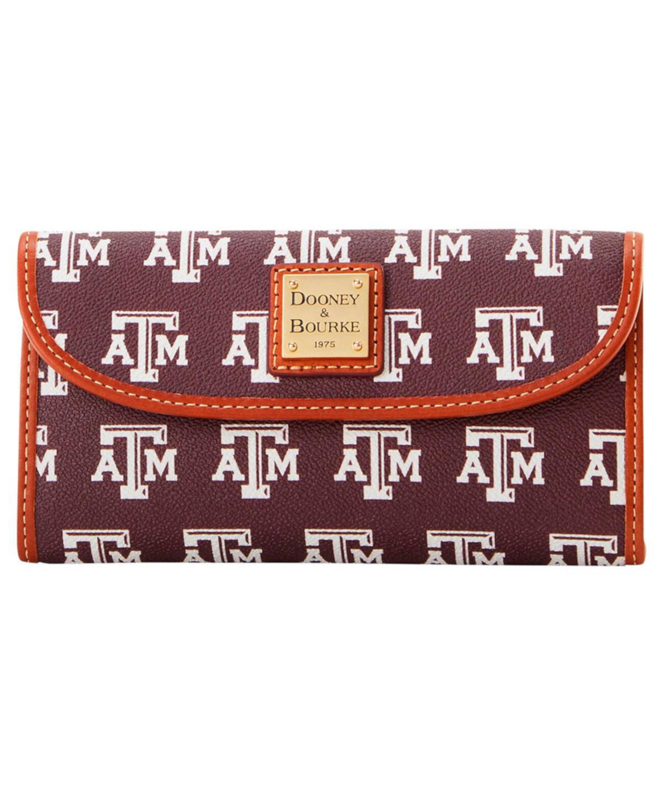 Клатч Texas A&M Aggies с карманом для документов и 7 слотами для кредиток Dooney & Bourke