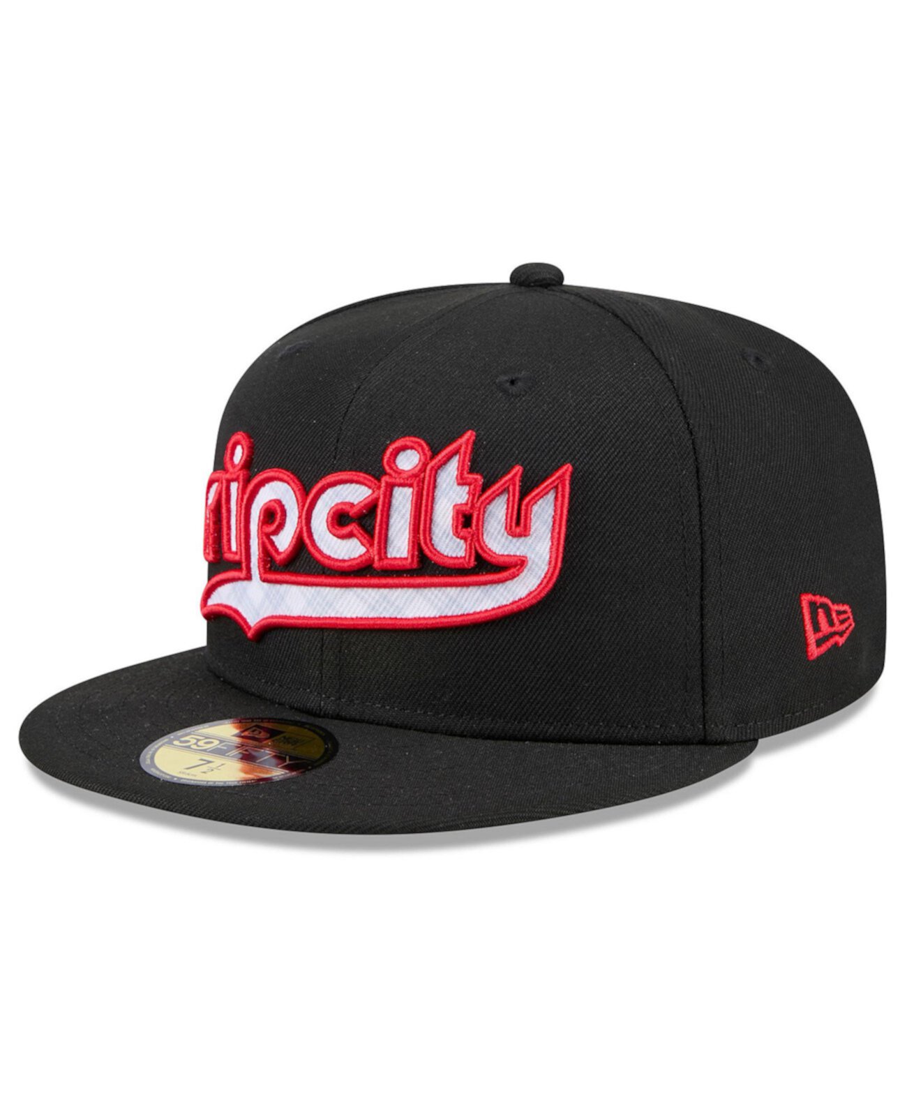 Мужская черная кепка Portland Trail Blazers 2024/25 City Edition 59FIFTY, полипропилен New Era