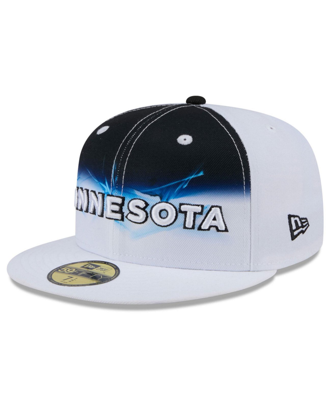 Футболка Minnesota Timberwolves белого цвета, коллекция 2024/25, 59FIFTY, фиксированный размер New Era