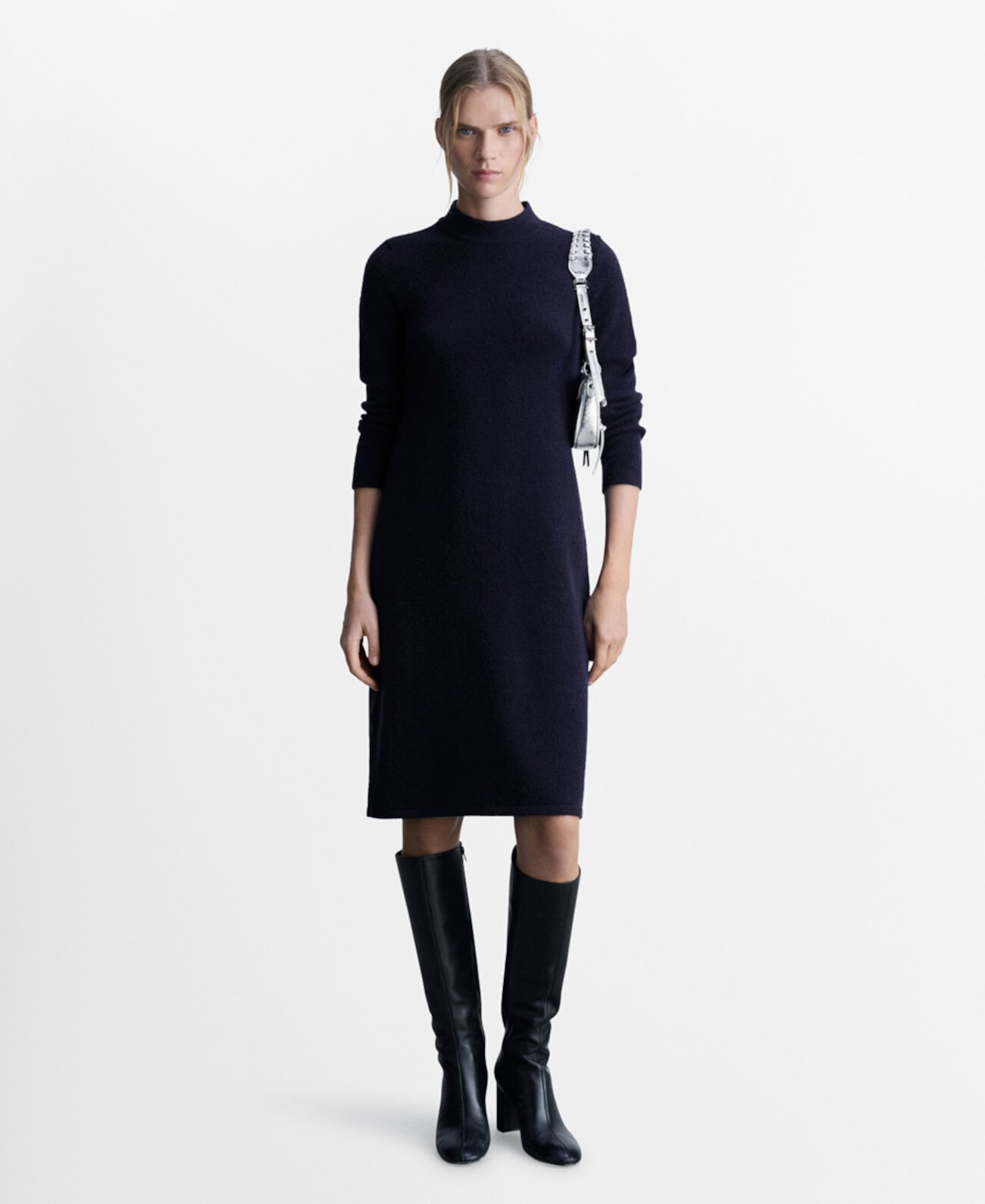 Women's Knit Midi Dress Mango