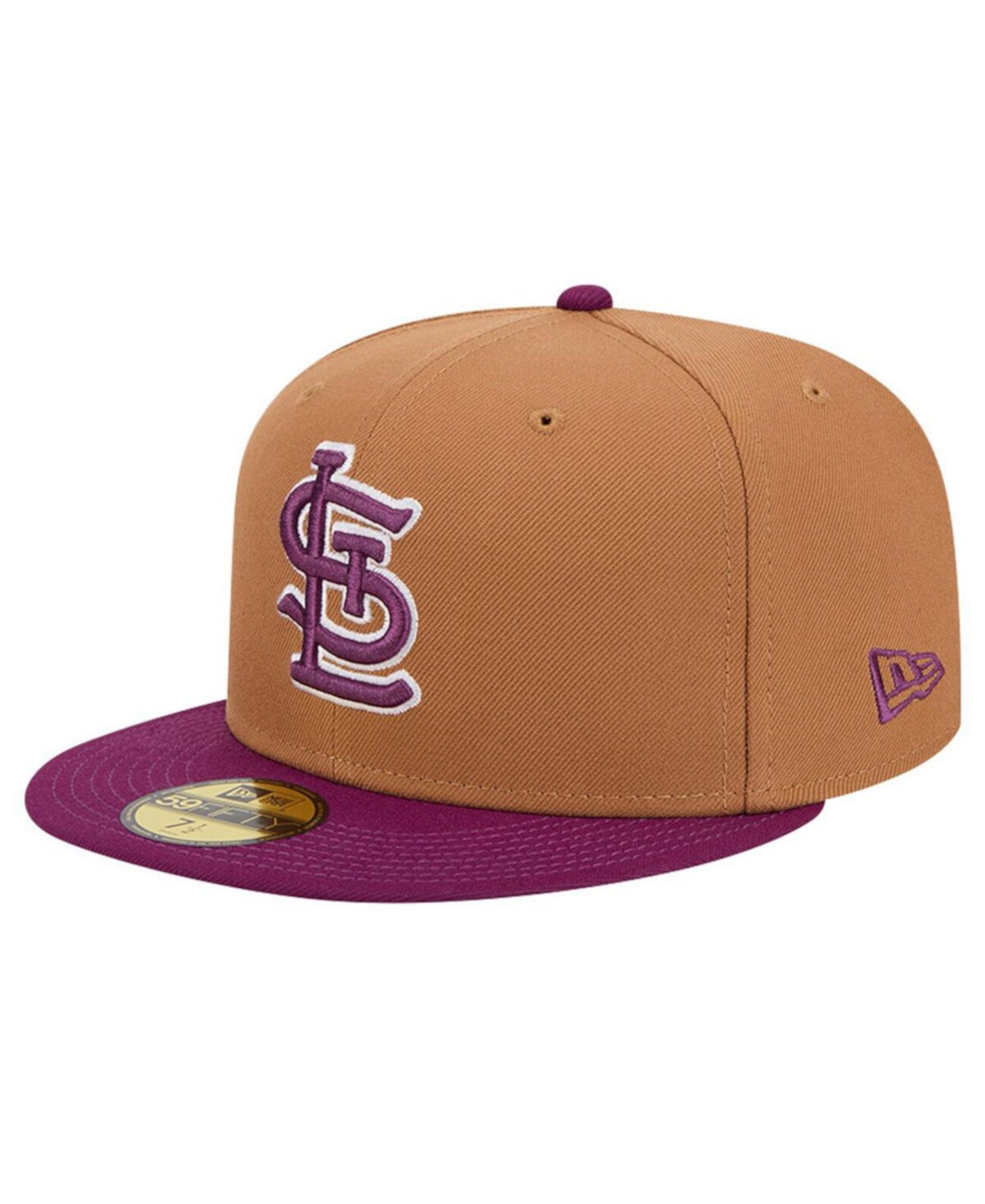 Мужская шапка St. Louis Cardinals 59FIFTY, двухцветная, коричневая/философская New Era