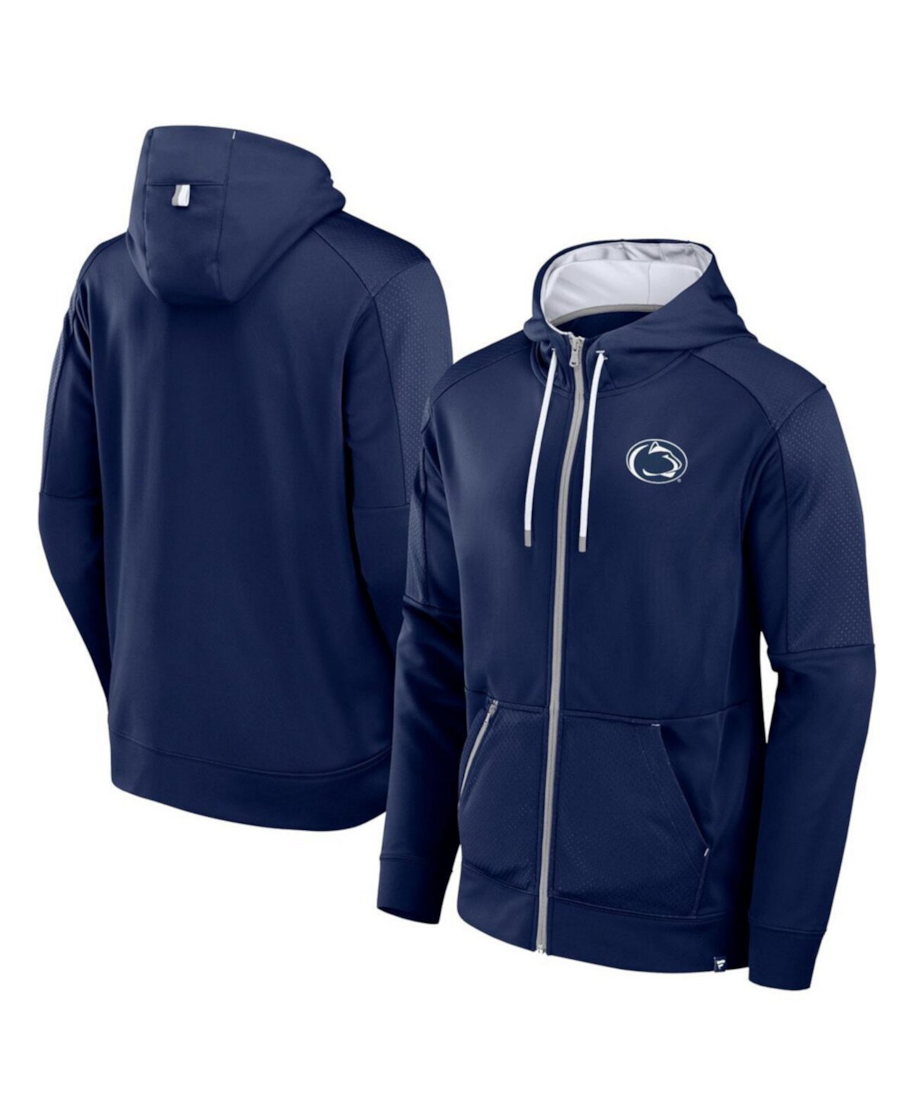 Men's Navy Penn State Nittany Lions Defender Full-Zip Hoodie Fanatics