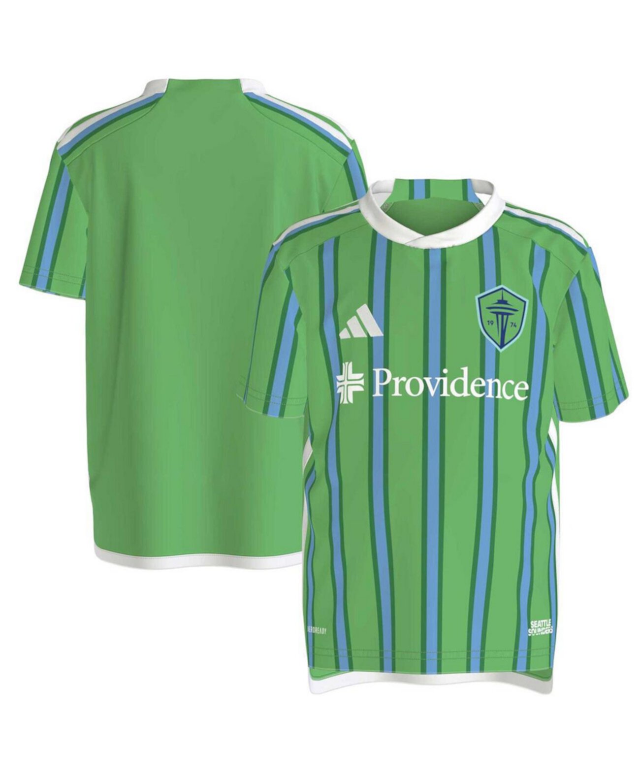 Детская футболка Seattle Sounders FC 2024 AEROREADY с технологиями Adidas Adidas