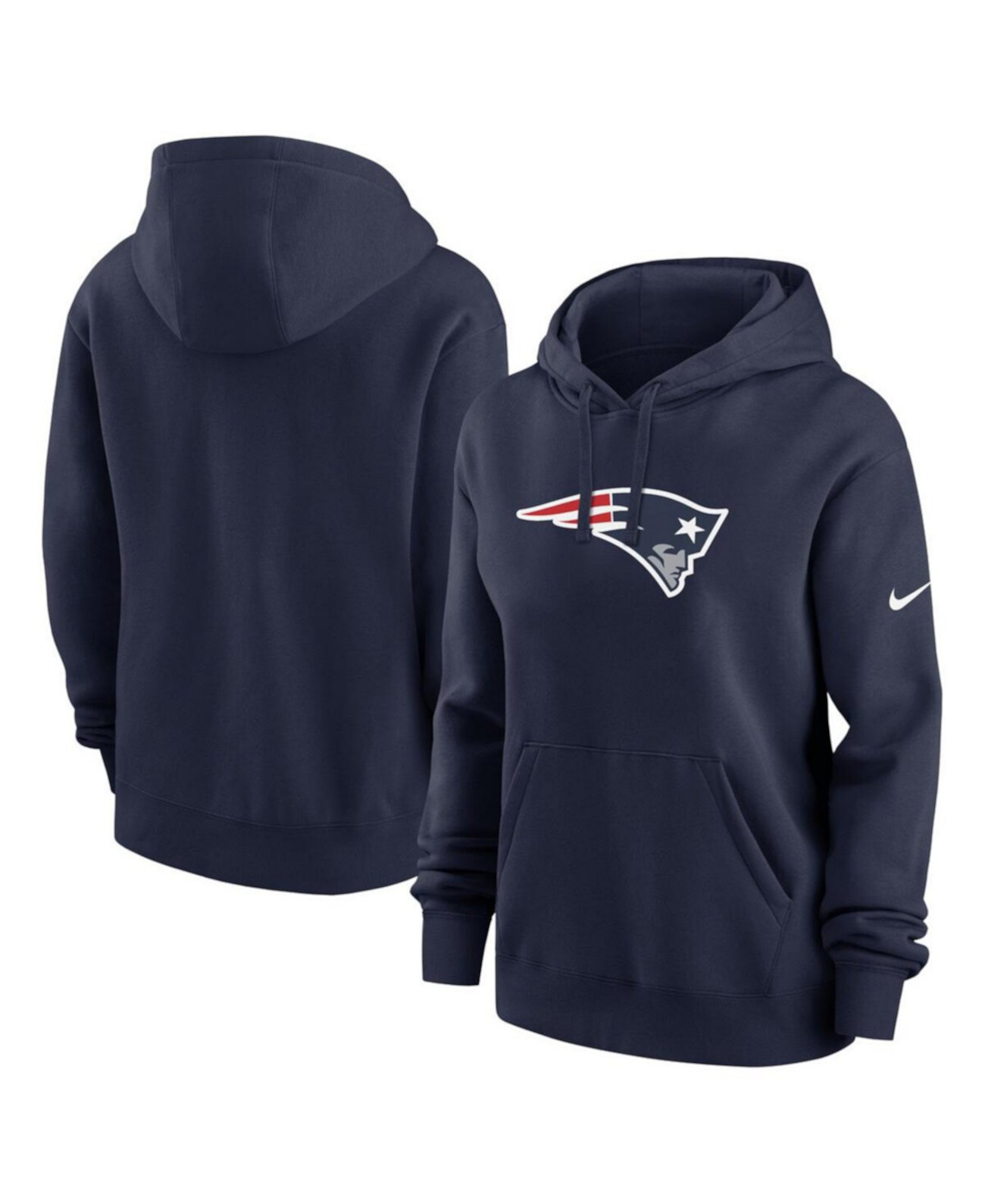 Women's New England Patriots Club Fleece Pullover Hoodie Nike