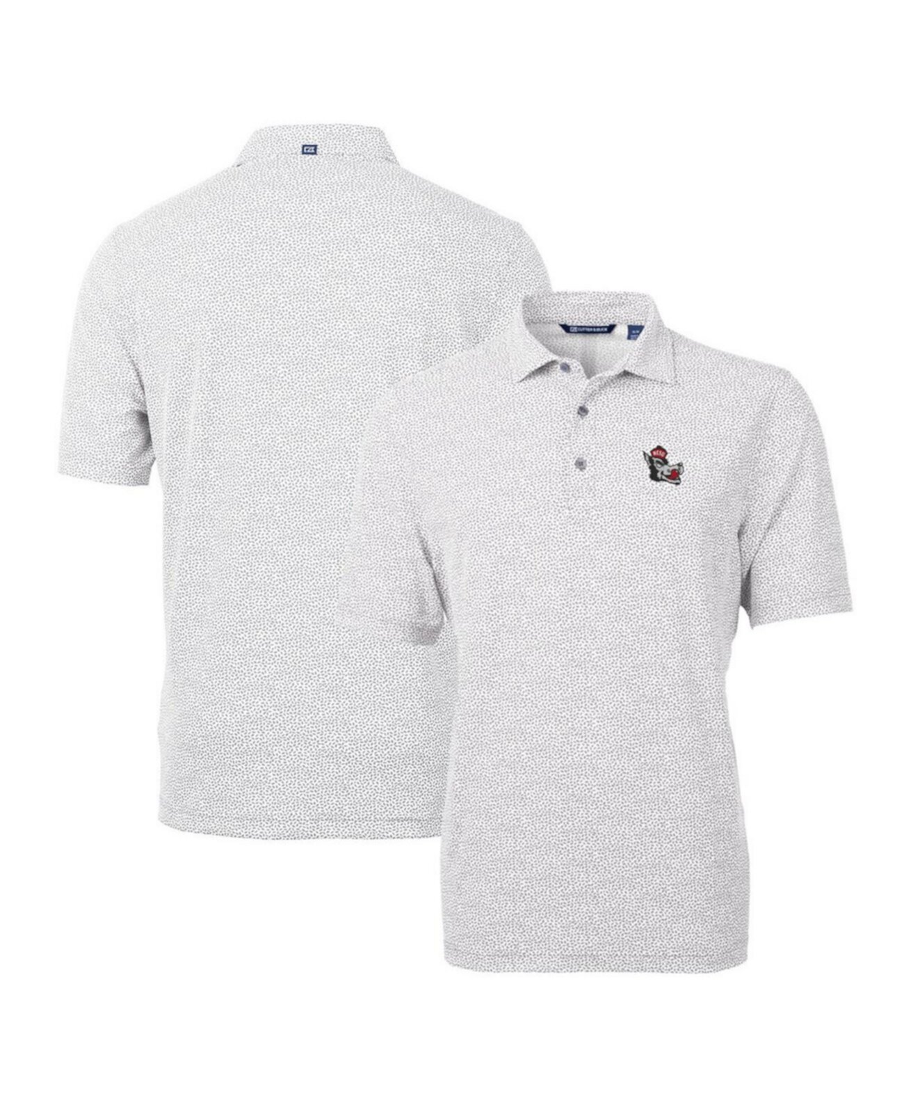 Men's NC State Wolfpack Virtue Eco Pique Botanical Polo Cutter & Buck