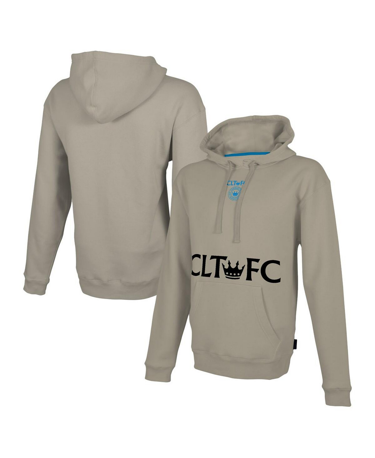 Men's Tan Charlotte FC Status Pullover Hoodie Stadium Essentials