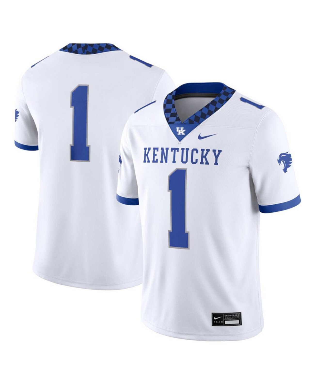 Мужская игровая футболка Kentucky Wildcats №1 от Nike с технологией Dri-FIT Nike