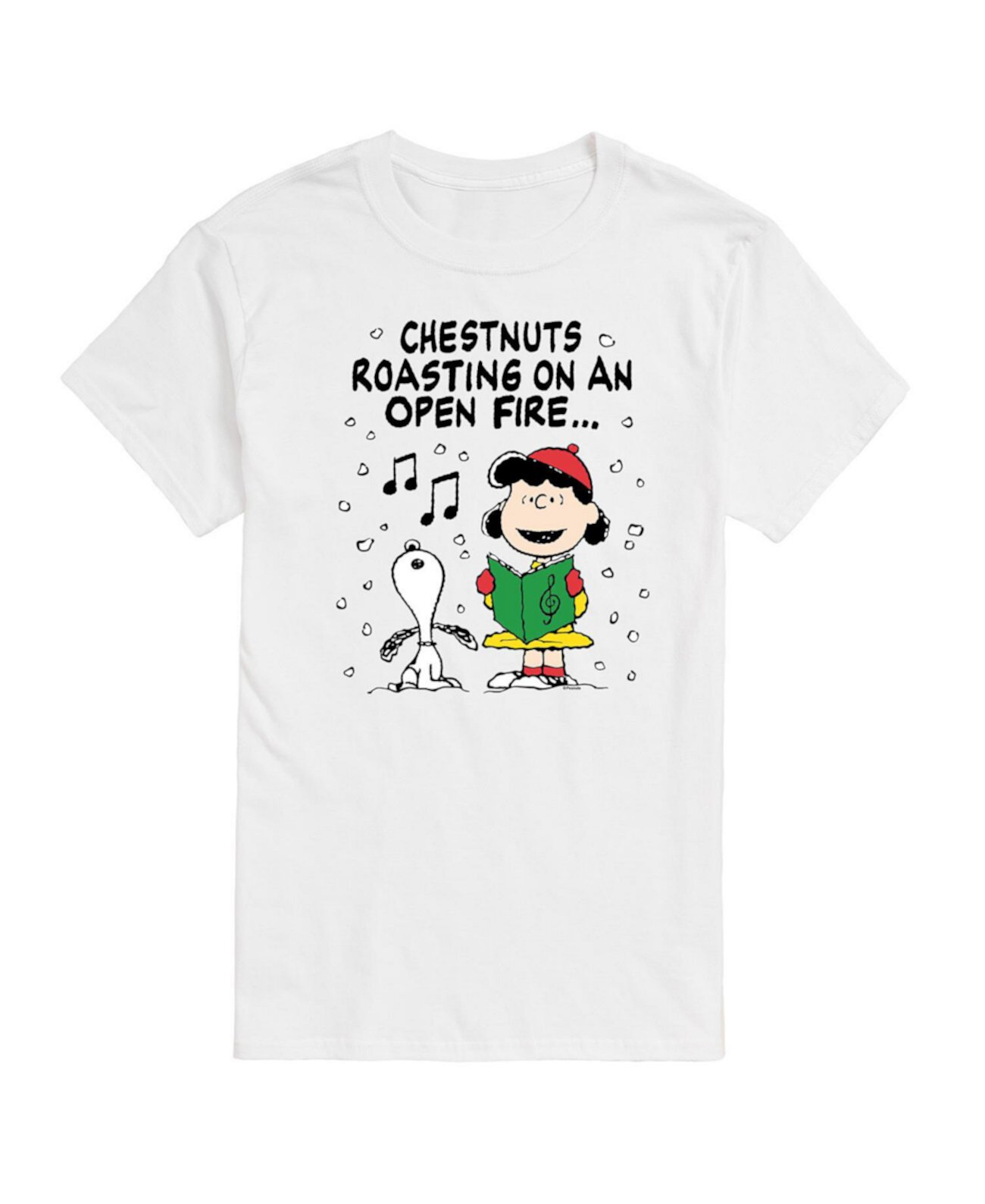 Men's Peanuts Chesnuts Roasting Short Sleeve Tee AIRWAVES