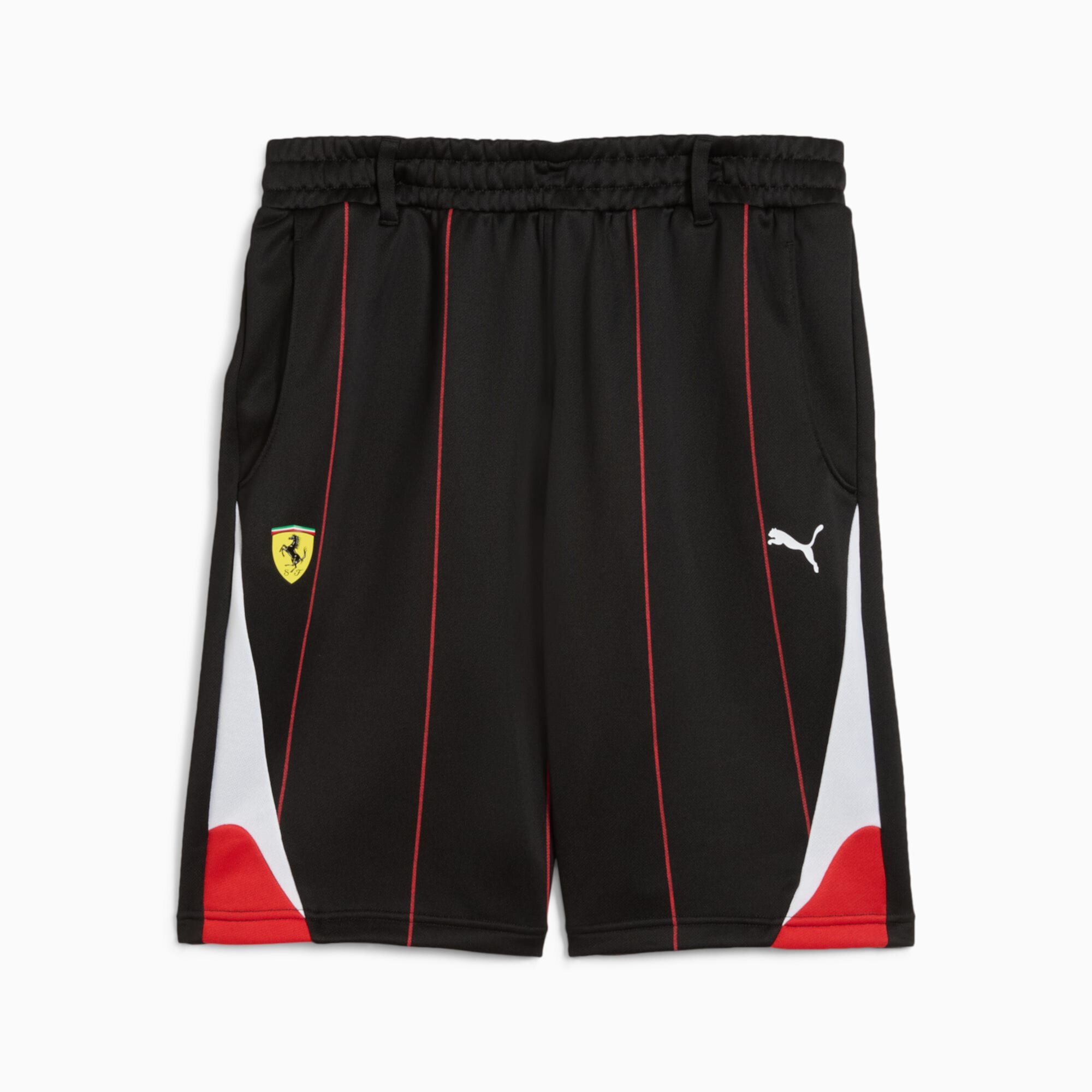 Шорты Scuderia Ferrari Race для мужчин с регулируемой талией и логотипами Ferrari и PUMA Puma