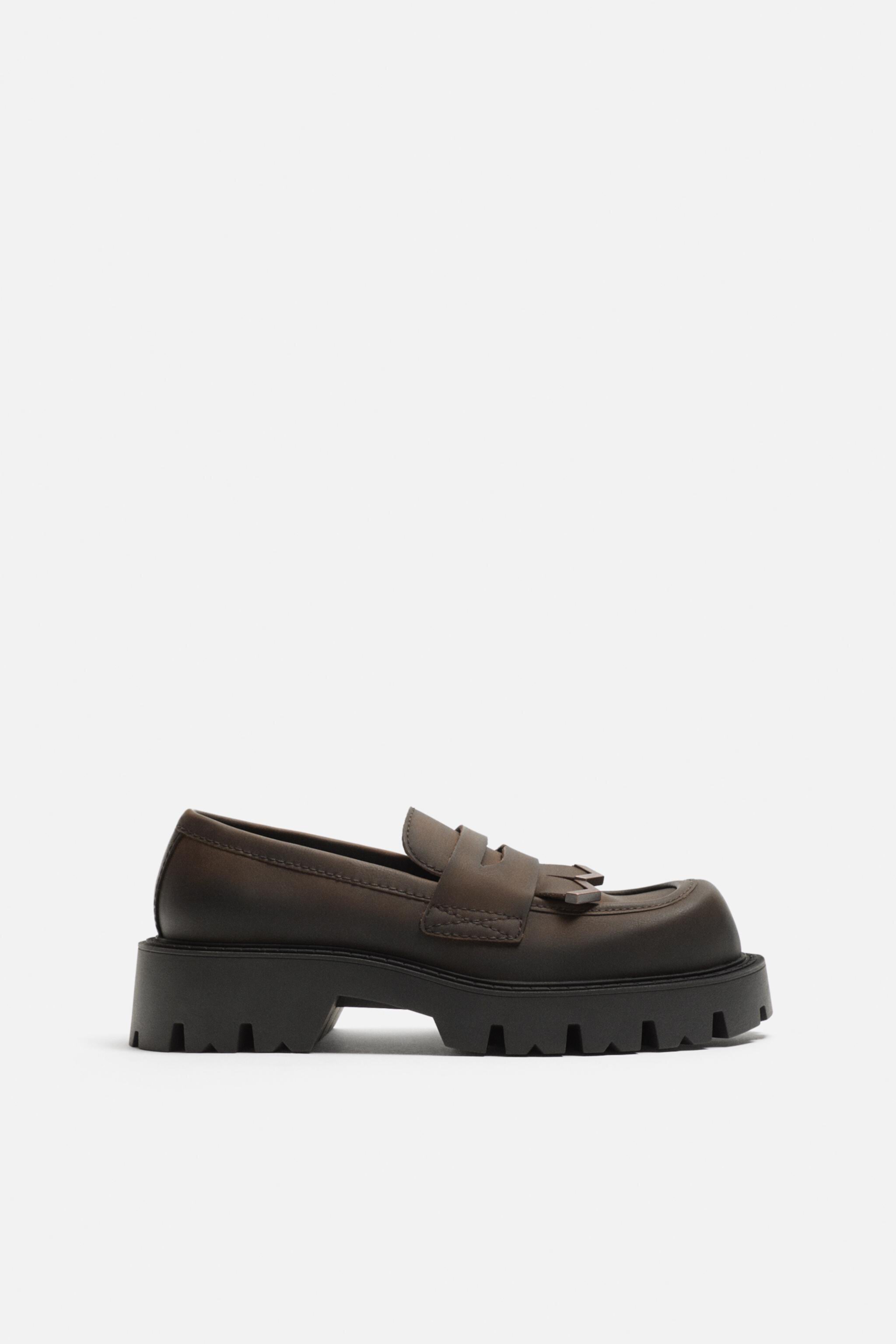 VOLUMINOUS FRINGED LOAFERS Zara