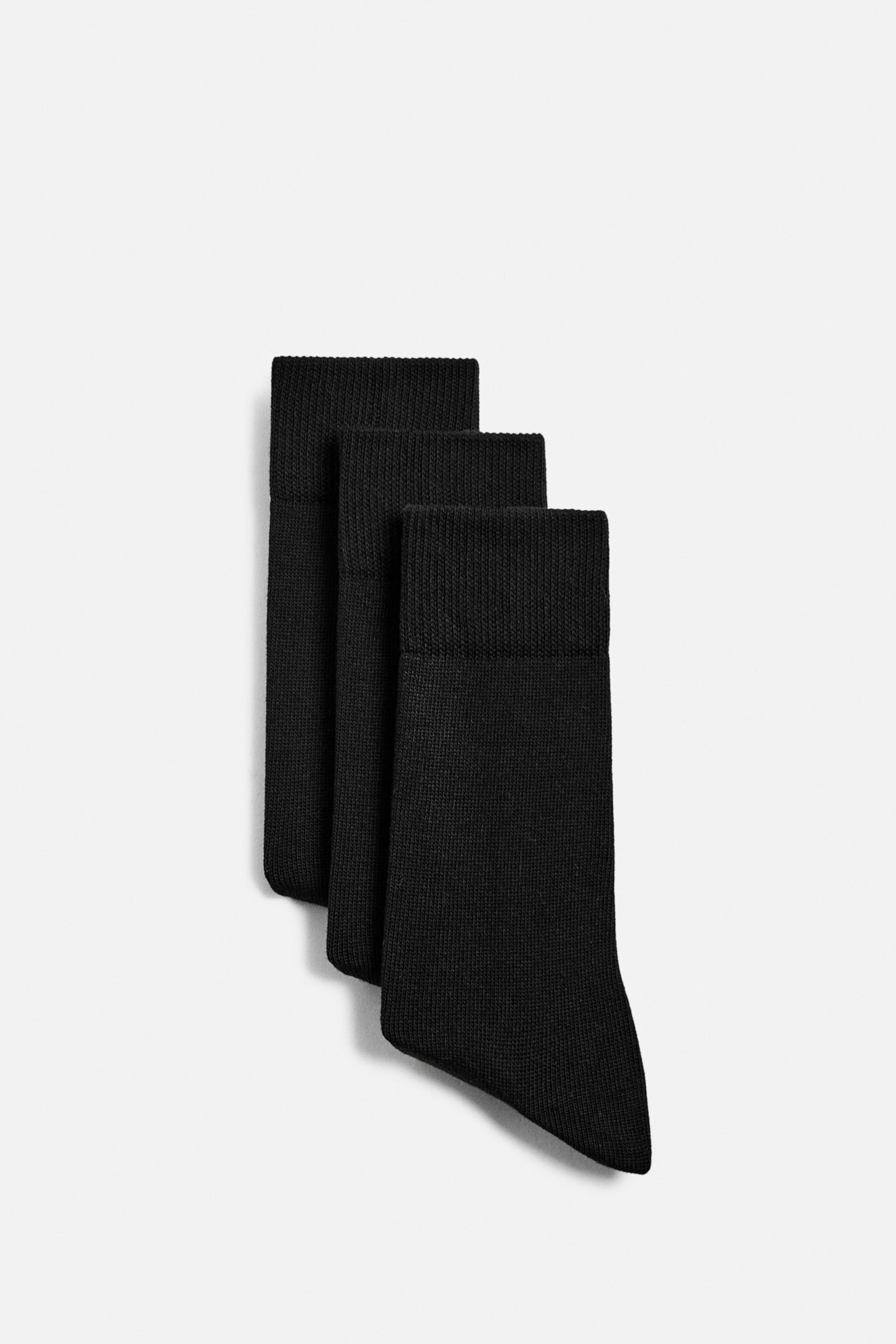 3-PACK OF PLAIN SOCKS Zara