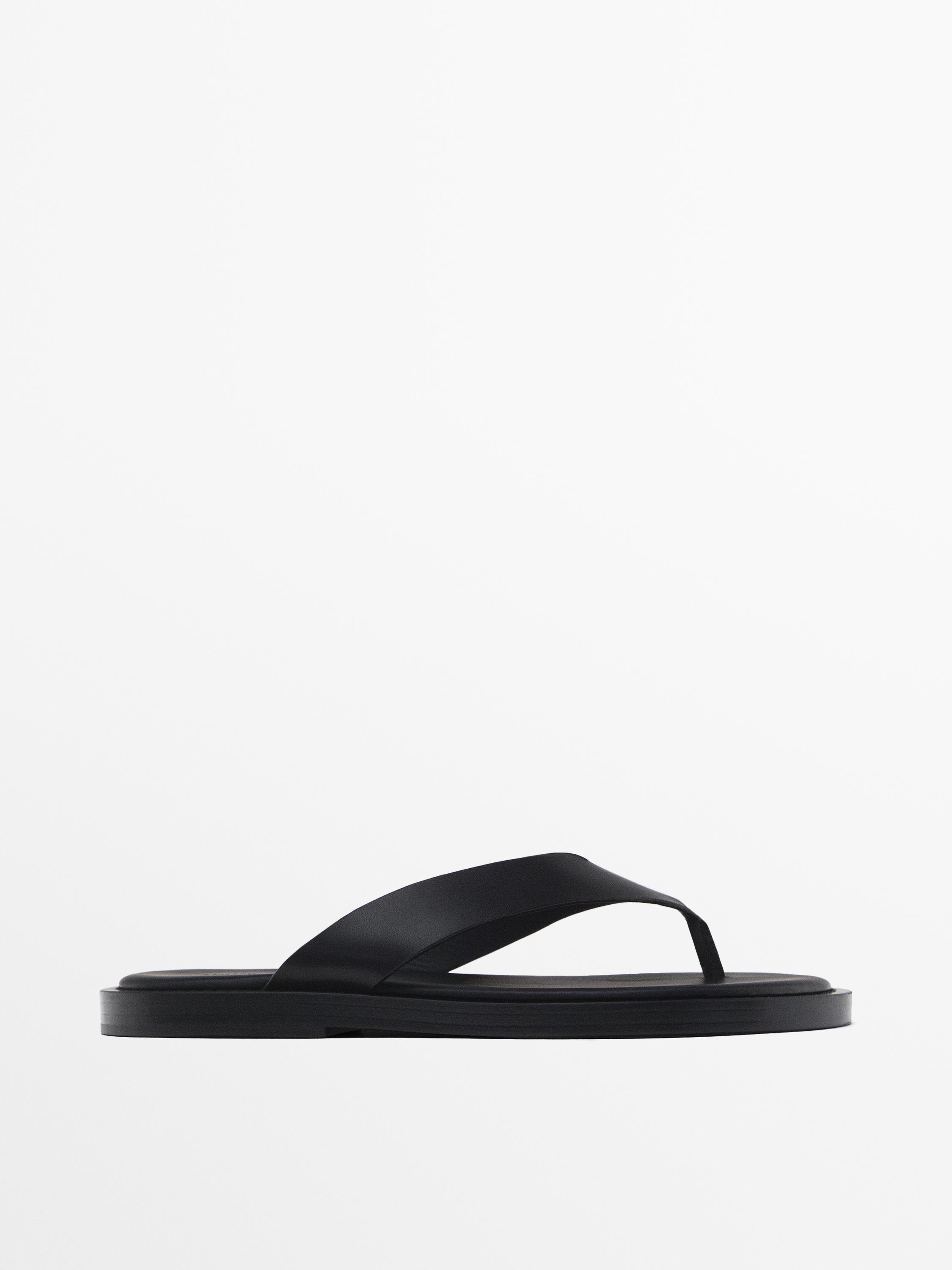 Thong sandals Massimo Dutti