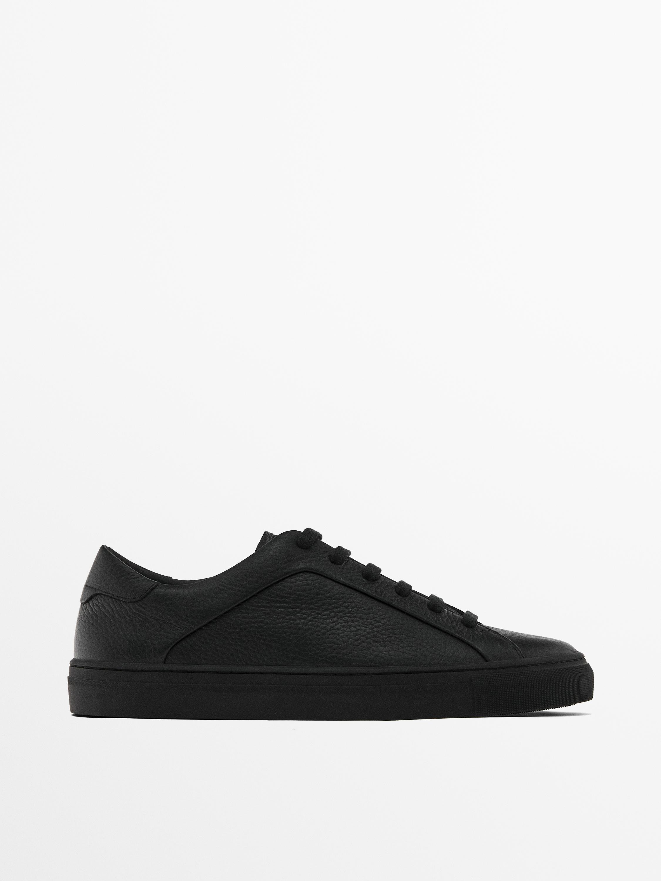 Soft nappa trainers Massimo Dutti