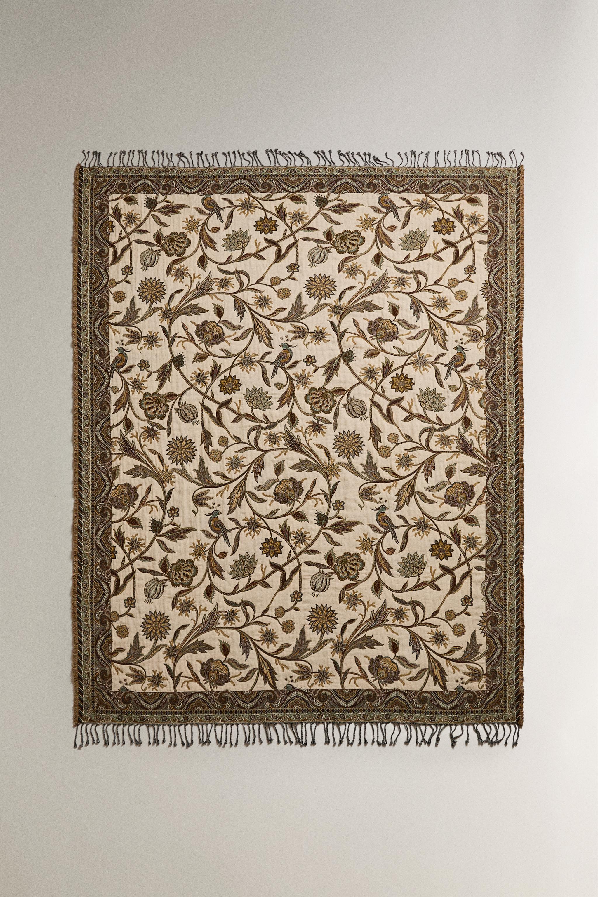 NATURE JACQUARD BLANKET Zara Home