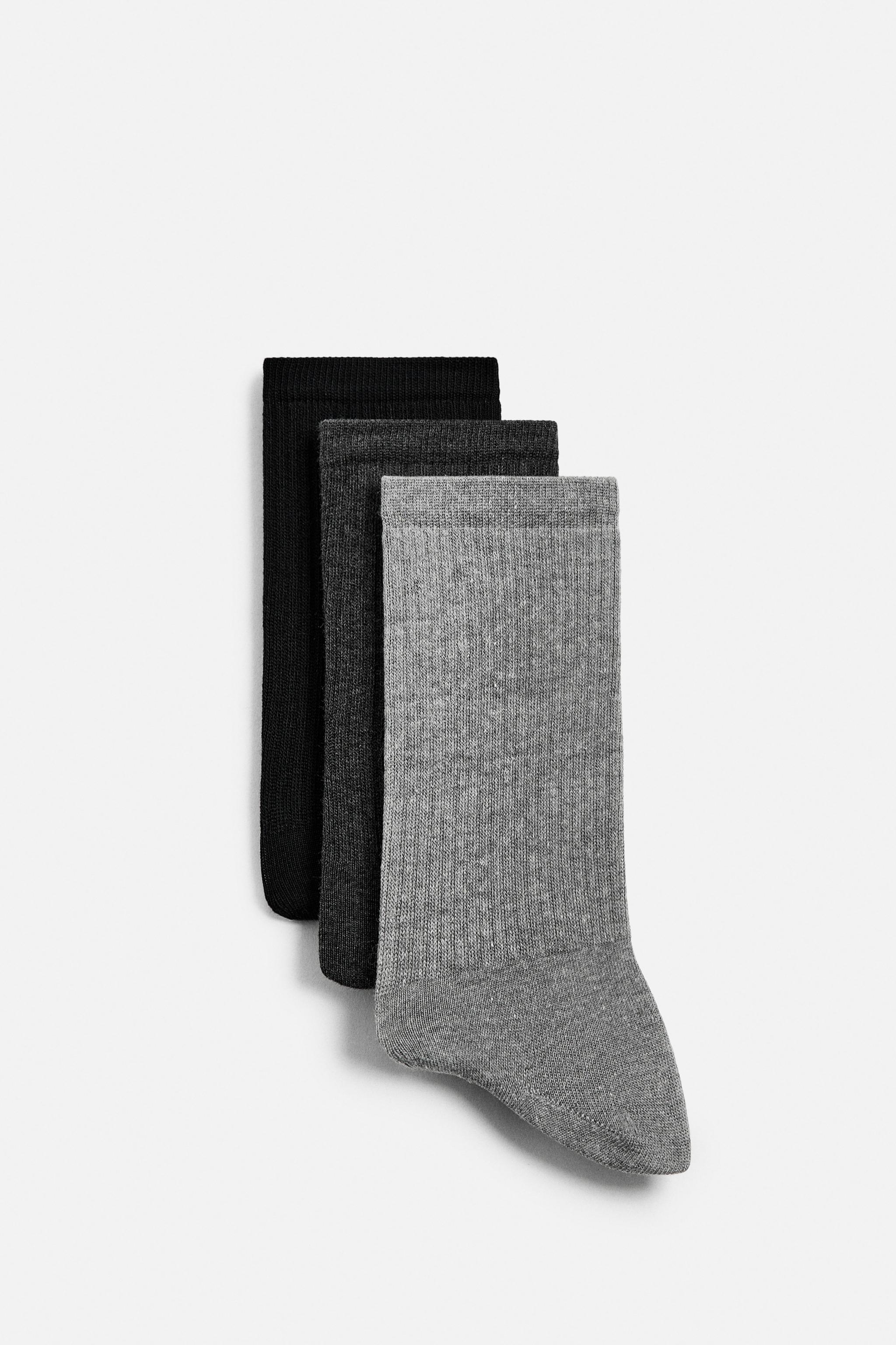 3-PACK OF RIB SOCKS Zara