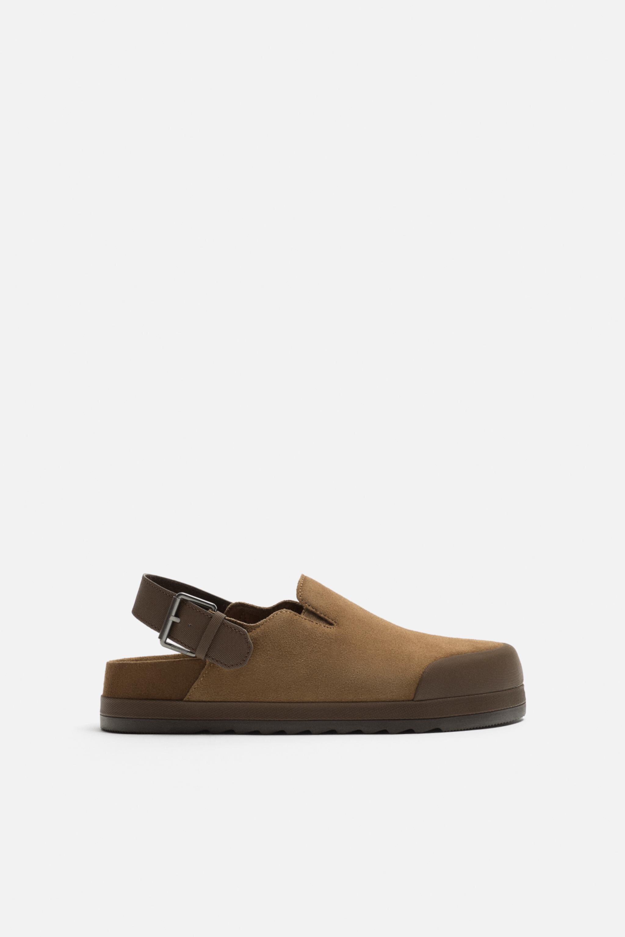 LEATHER CLOGS Zara