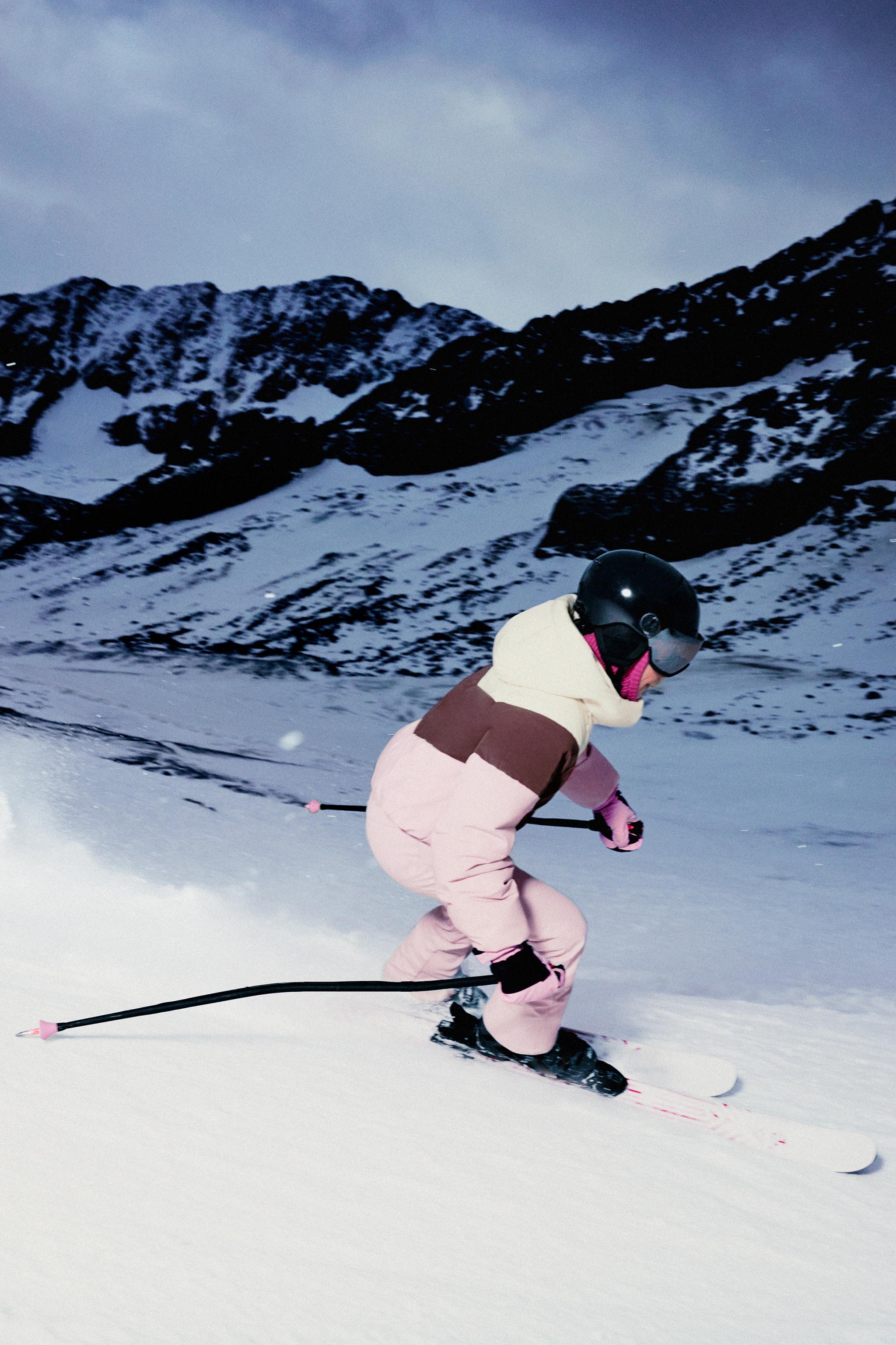 WINDPROOF AND WATER REPELLENT RECCO® SYSTEM DOWN ANS FEATHER FILL JUMPSUIT SKI COLLECTION Zara