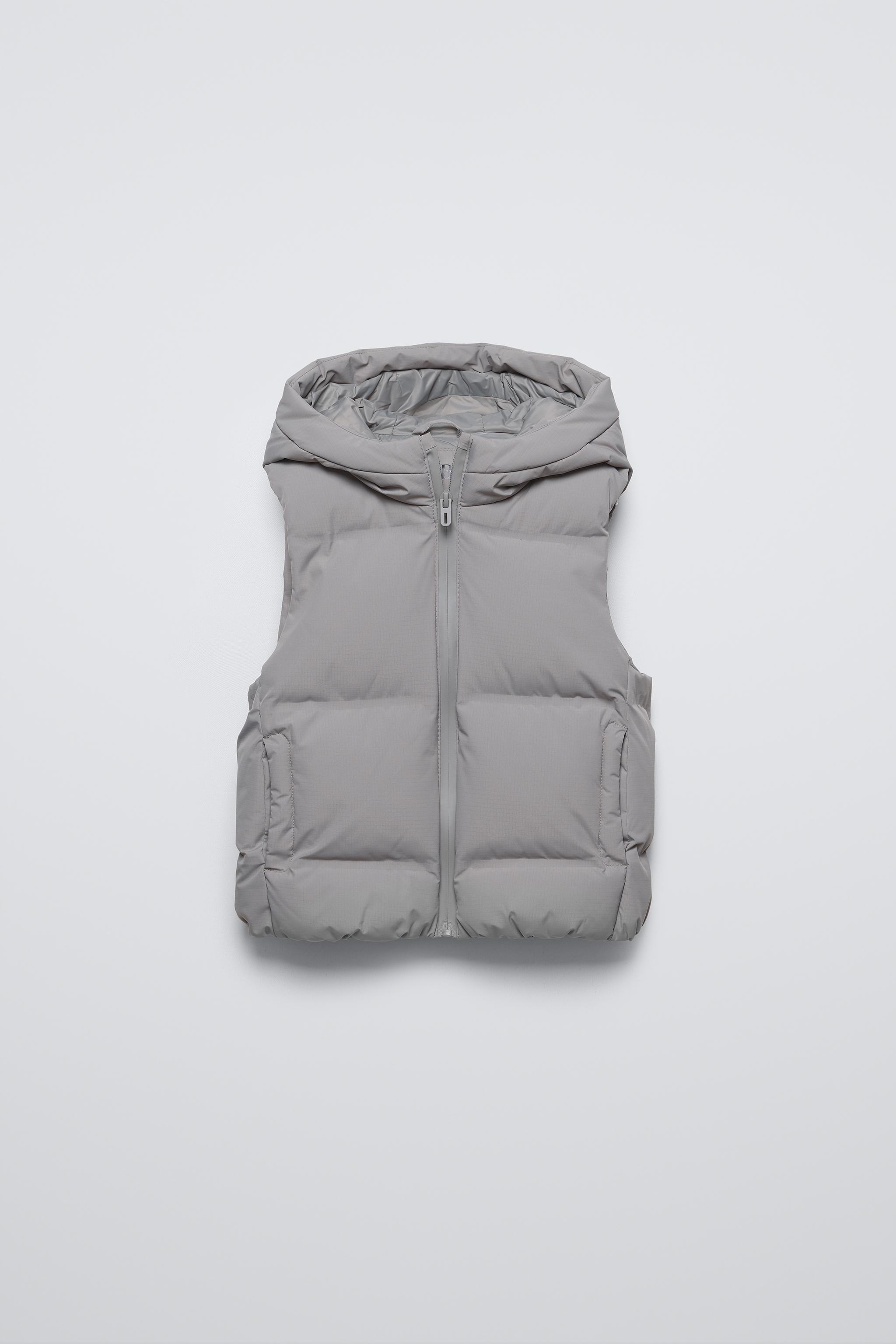 WATER REPELLENT HOODED PADDED VEST Zara