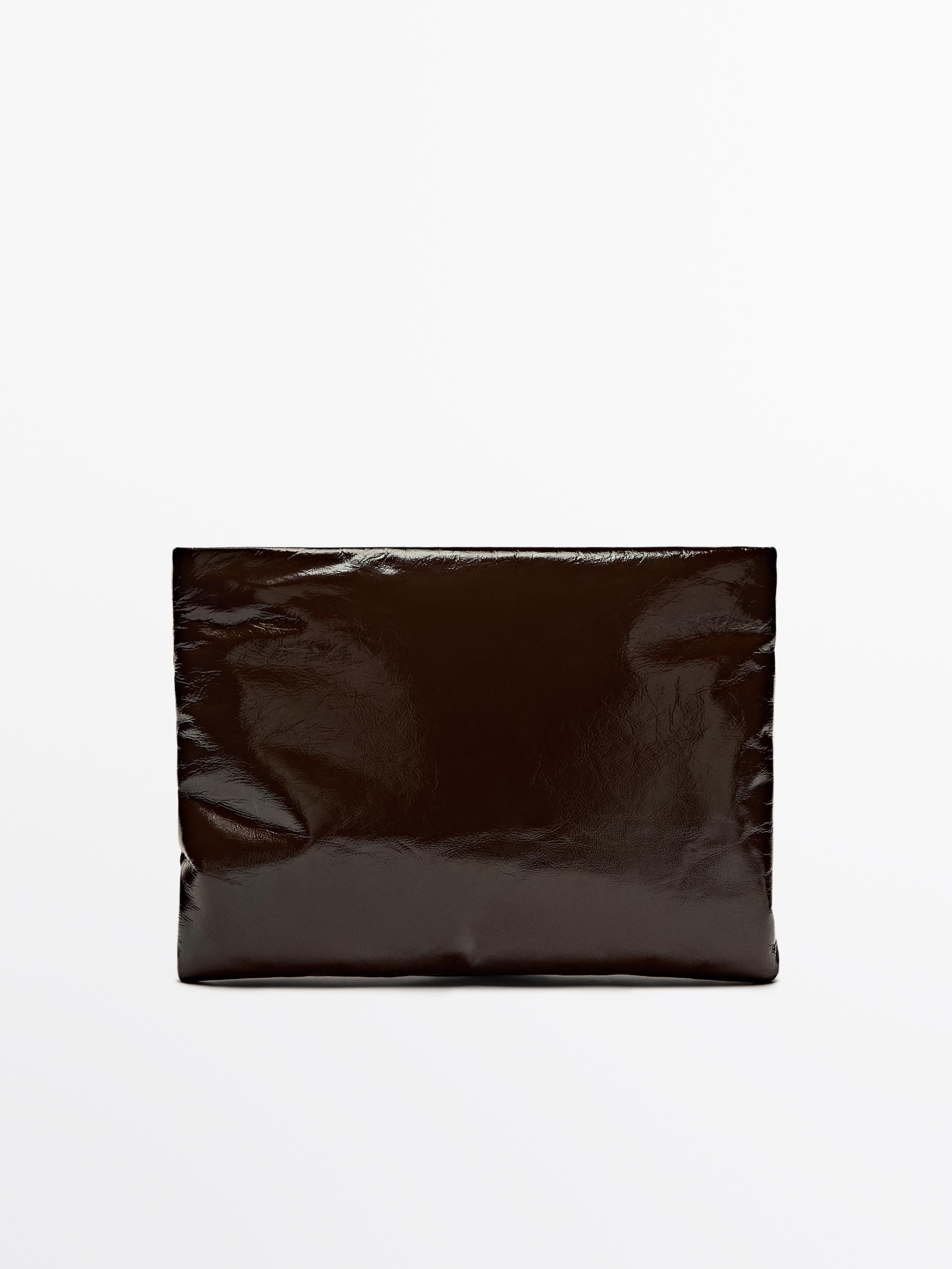 Quilted nappa iPad case Massimo Dutti