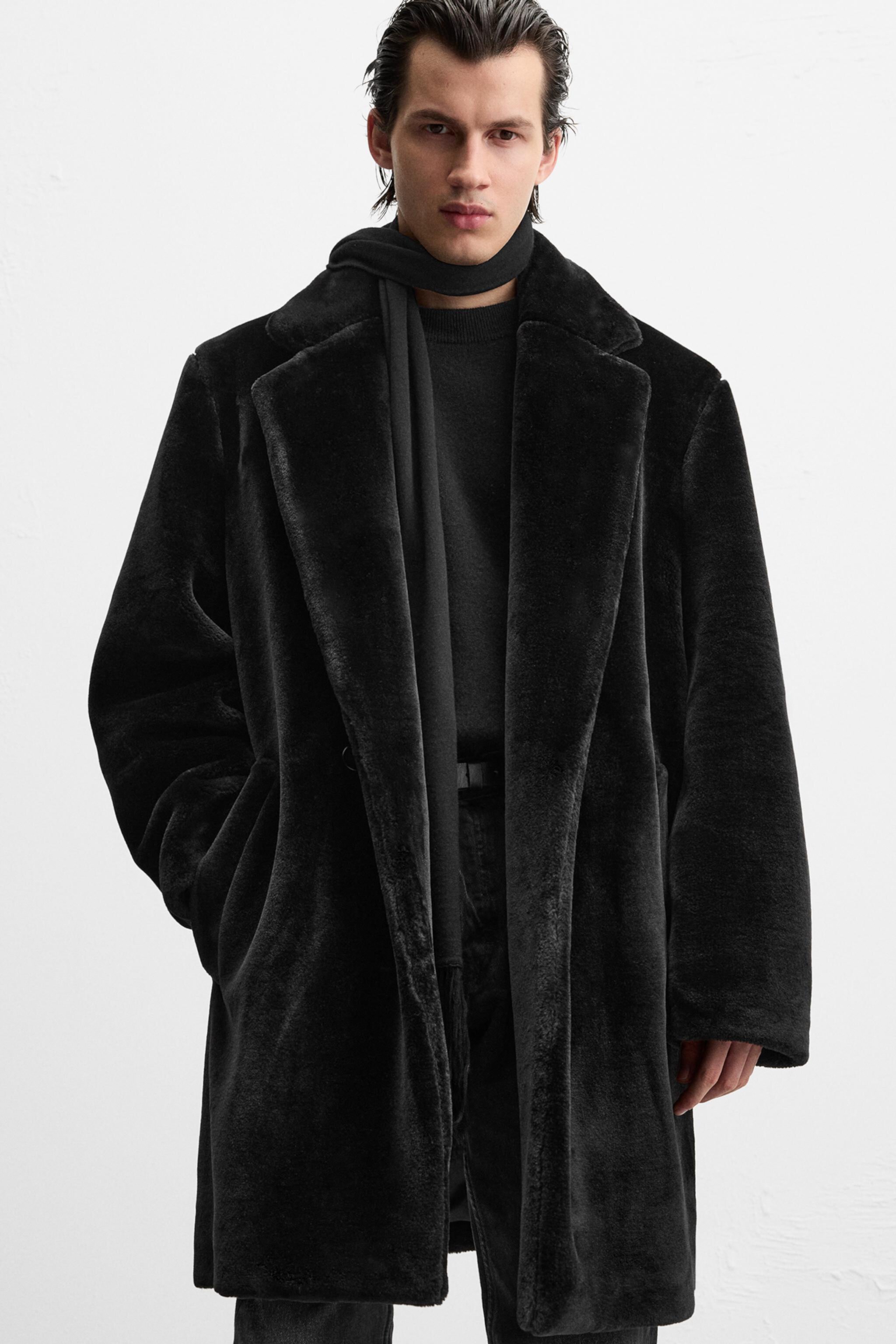 FAUX FUR COAT Zara