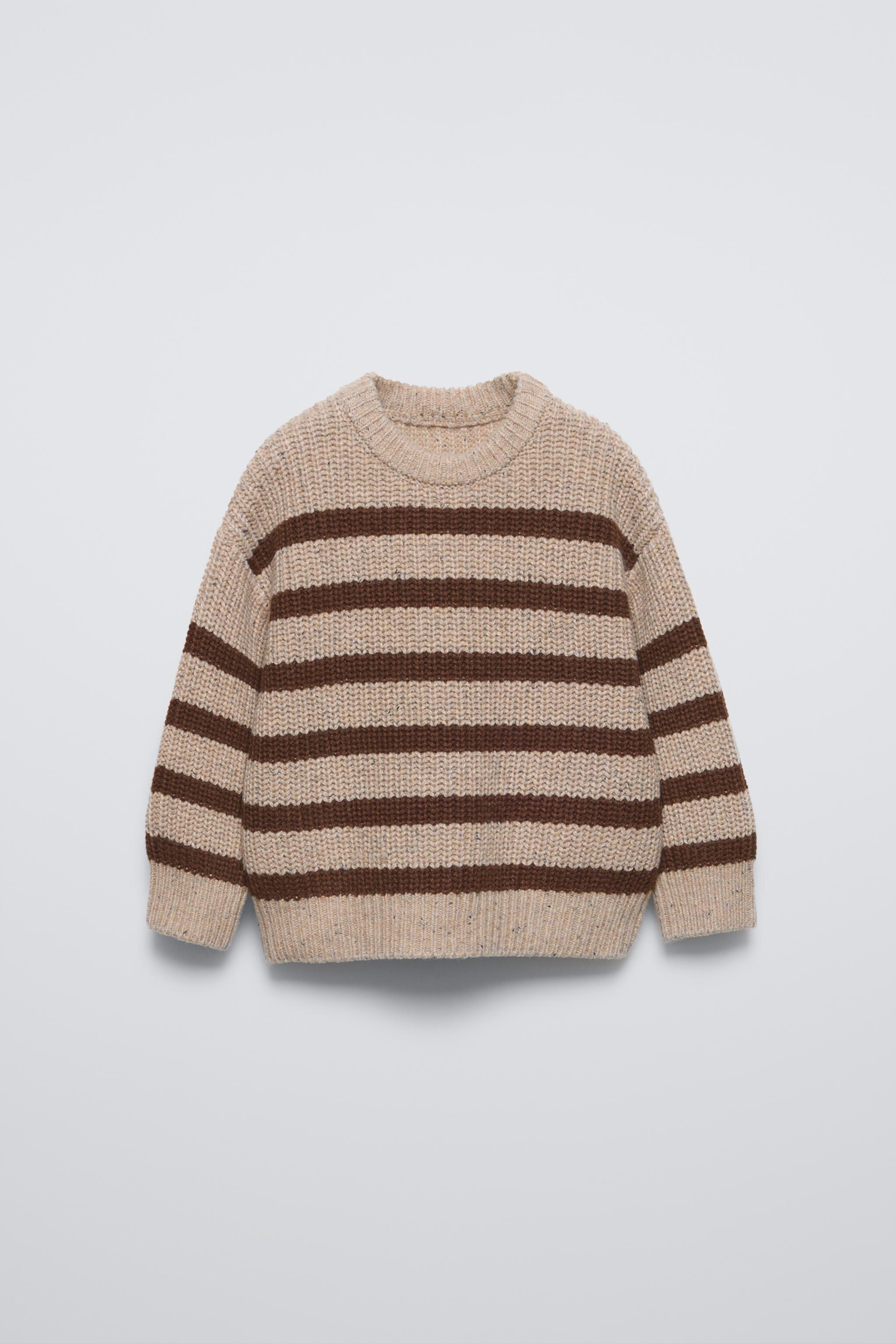 STRIPED KNIT SWEATER Zara