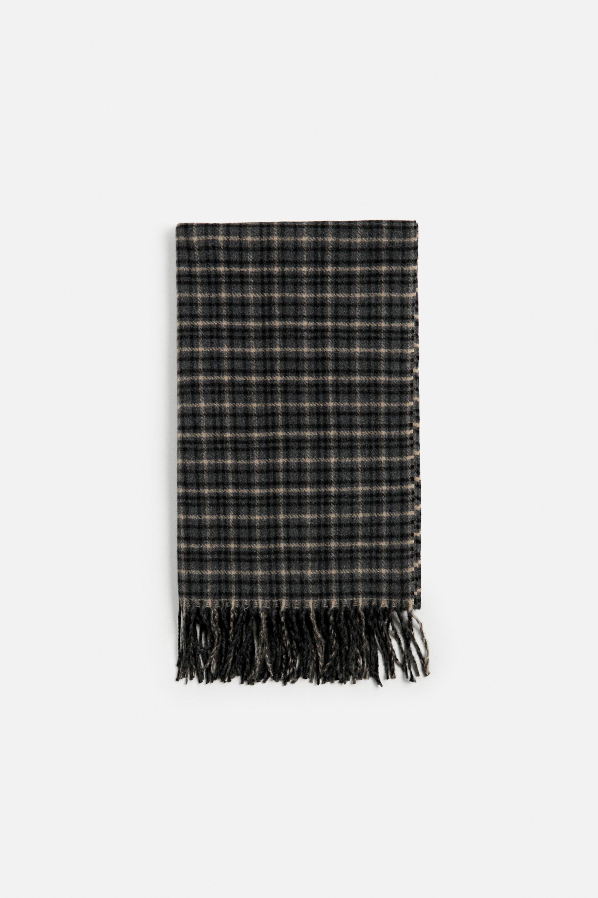 PLAID SCARF Zara