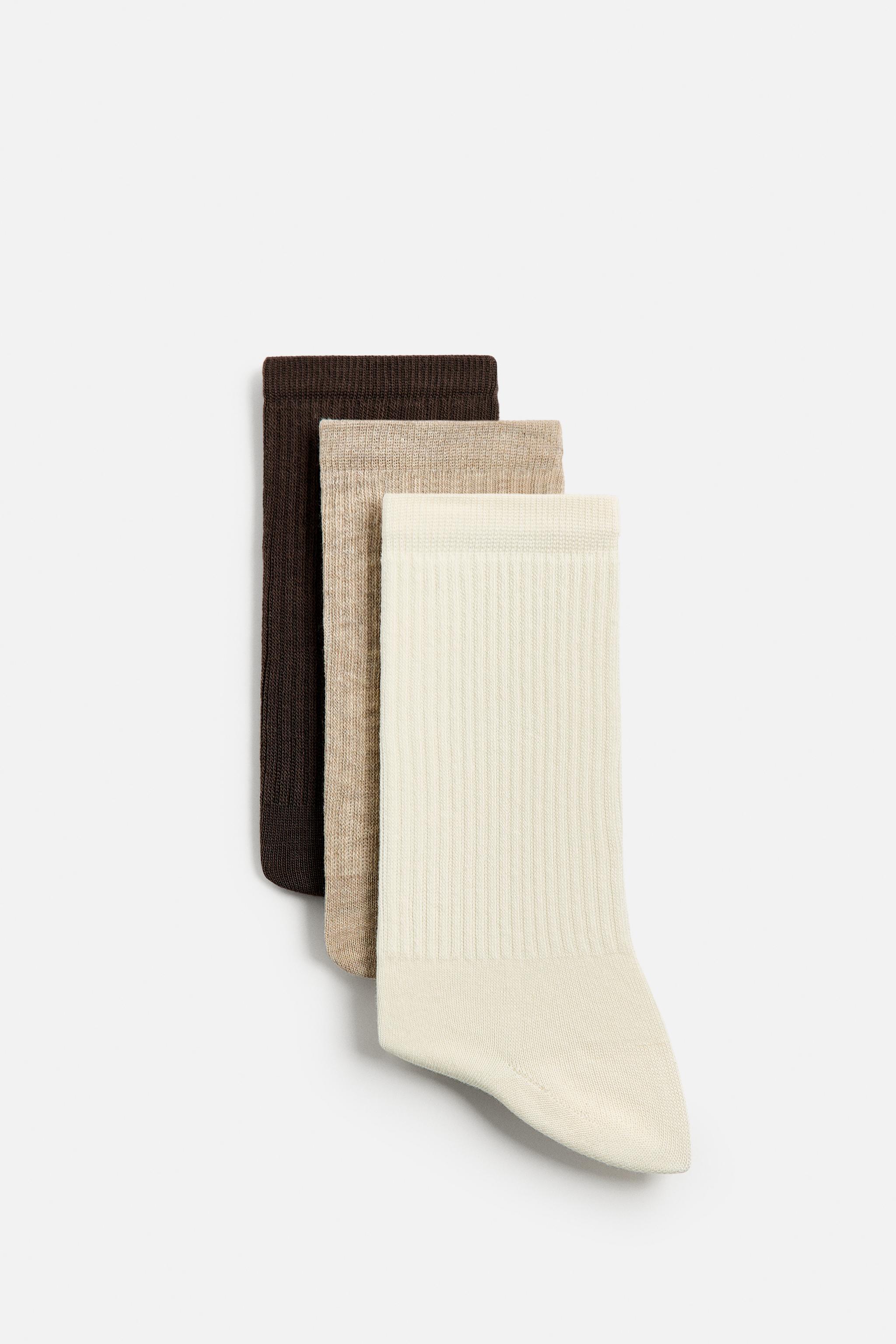 3-PACK OF RIB SOCKS Zara