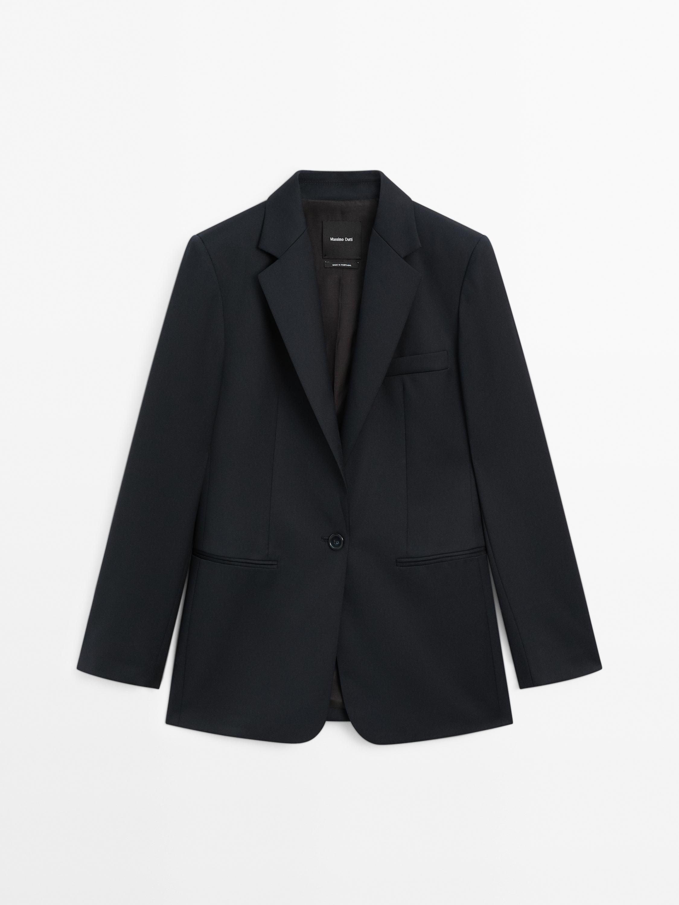 Cool wool suit blazer Massimo Dutti