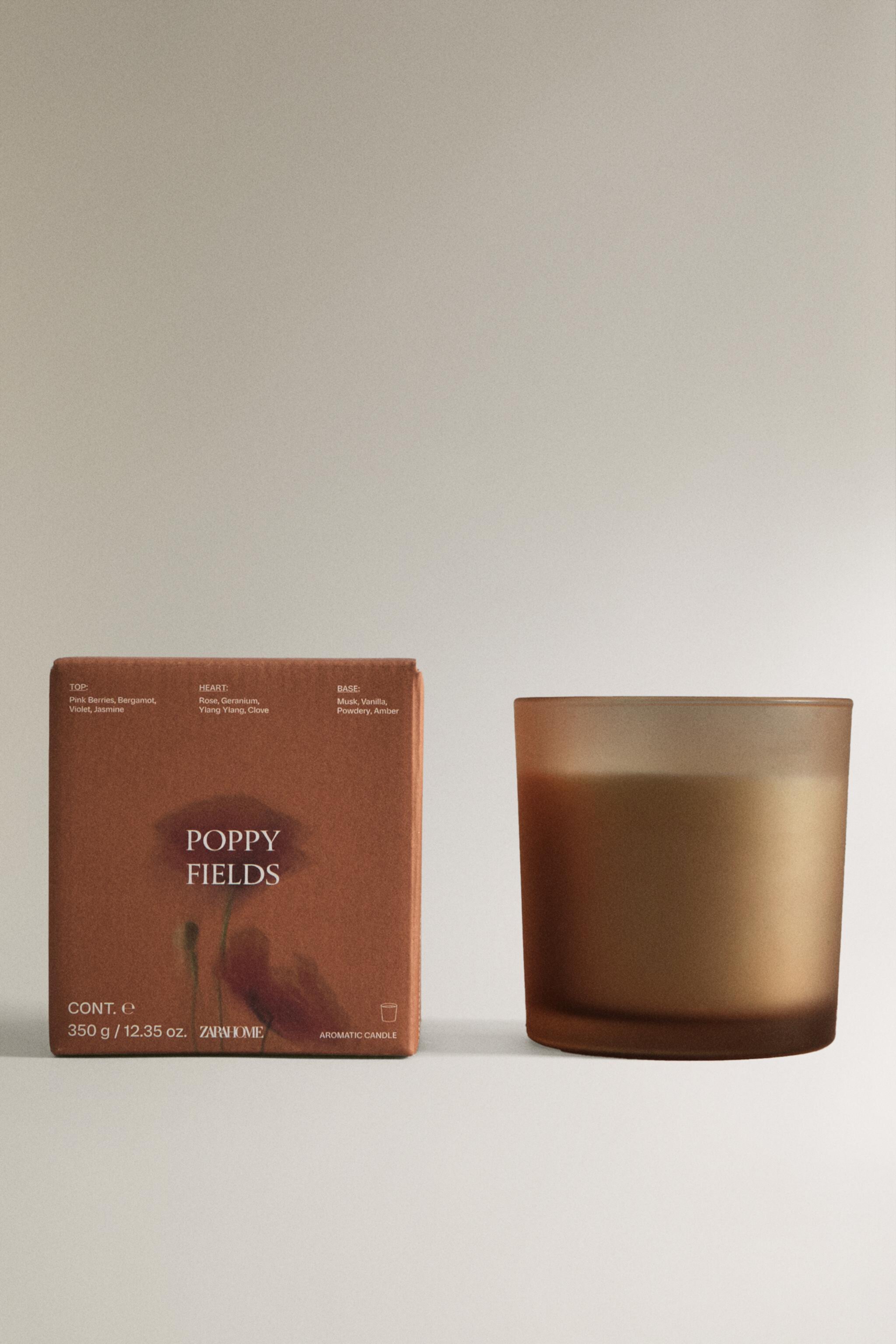 (350 G) POPPY FIELDS SCENTED CANDLE Zara Home