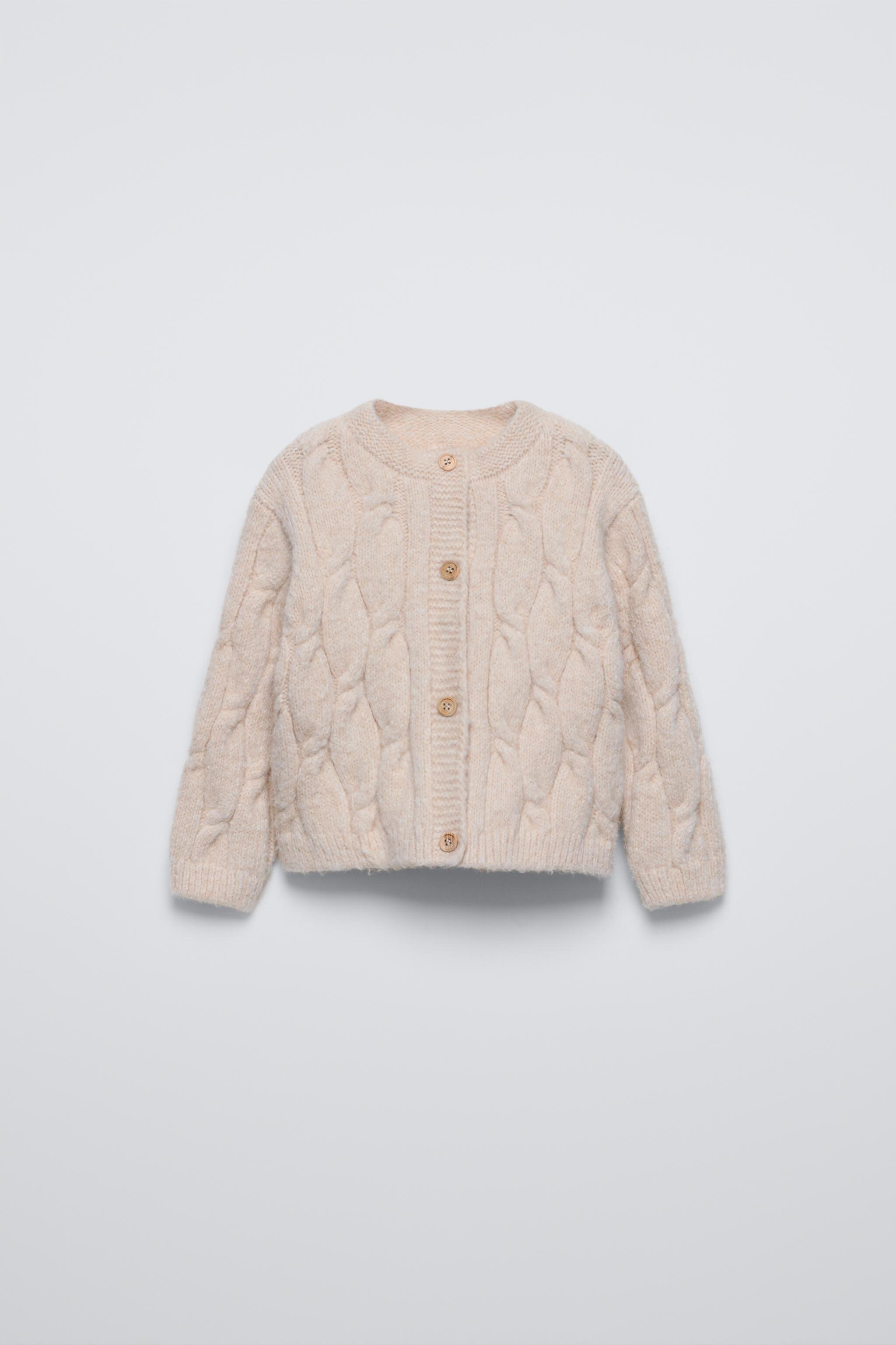 CABLE-KNIT CARDIGAN Zara