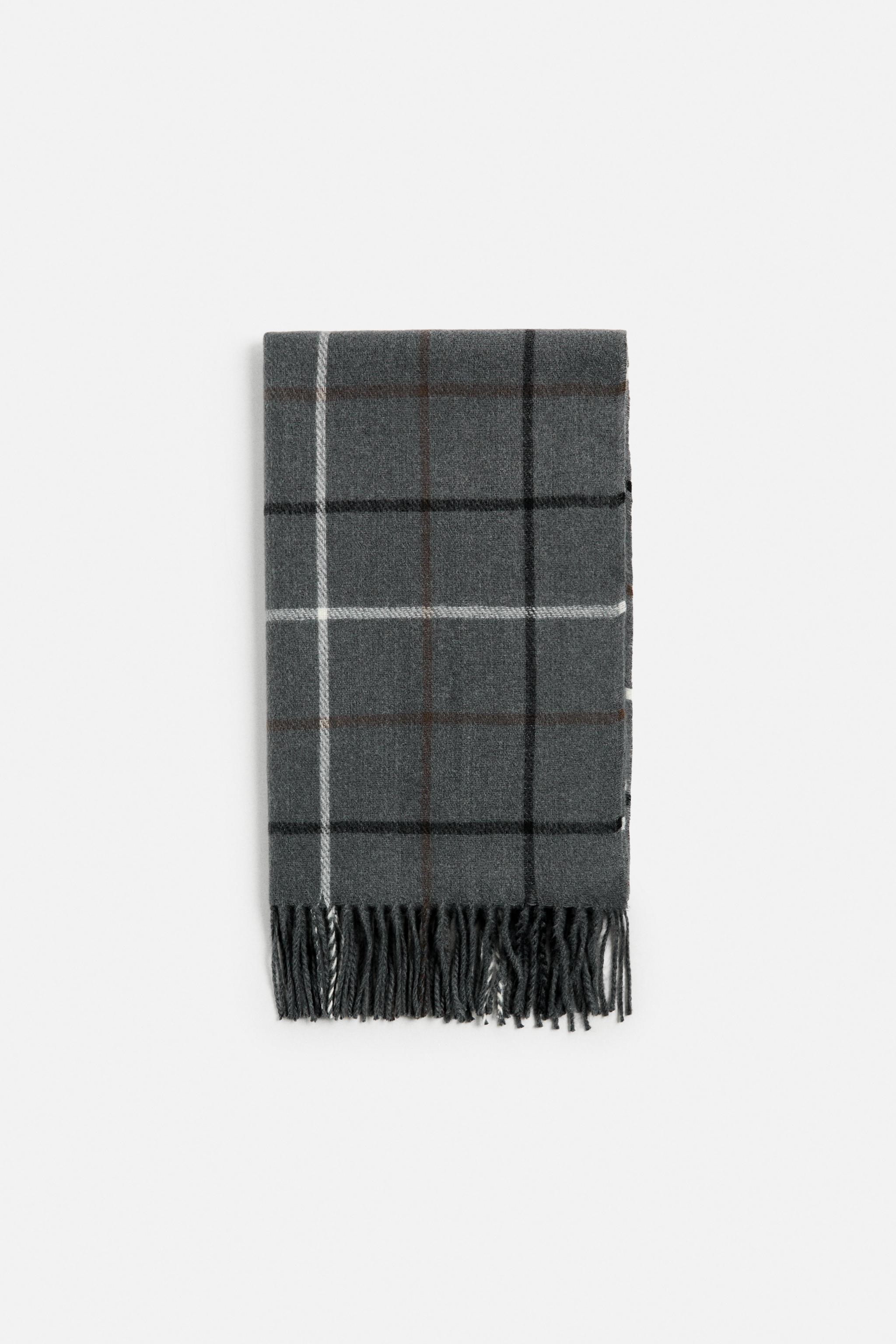 PLAID SCARF Zara