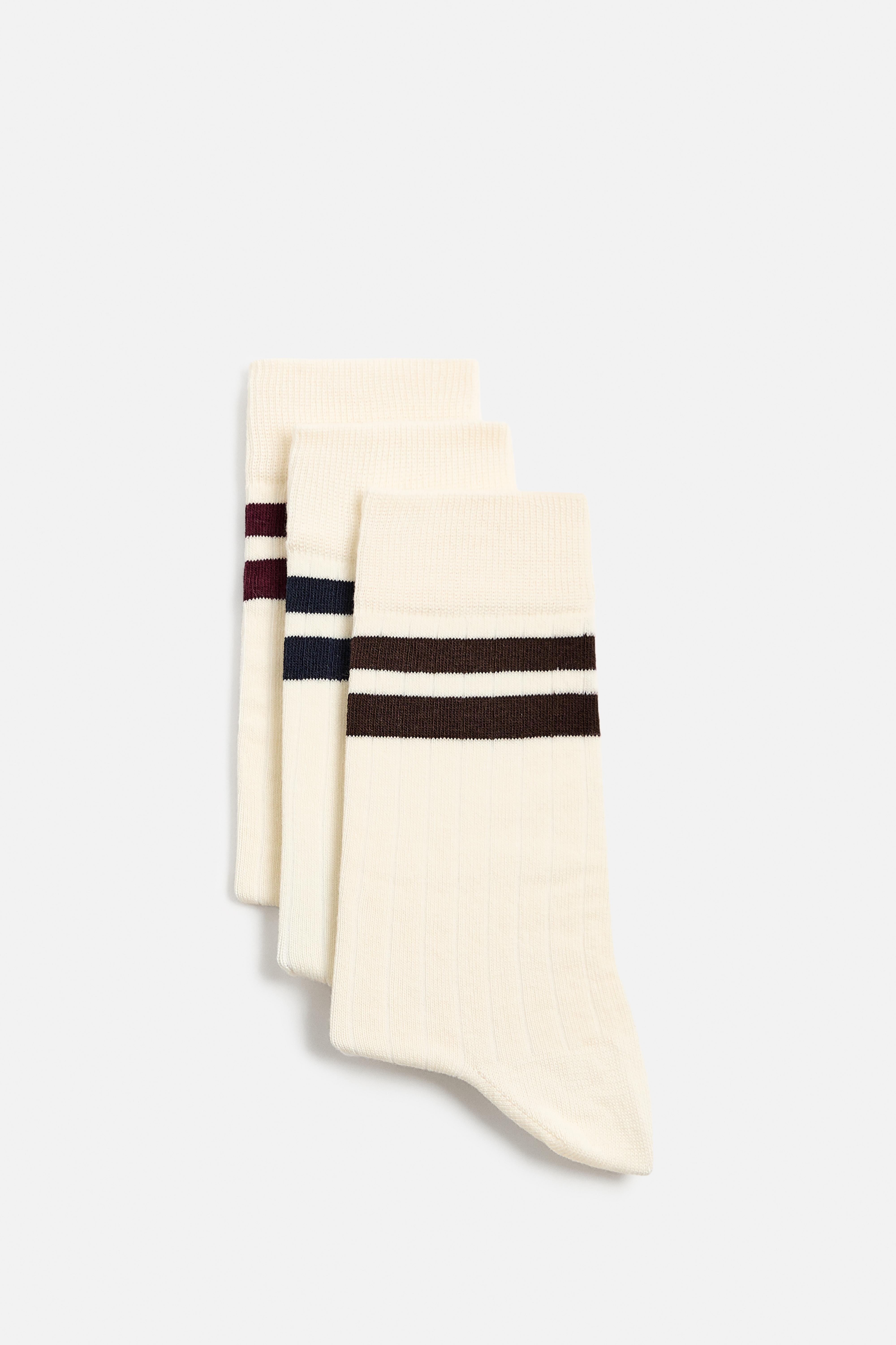 3-PACK OF STRIPED SOCKS Zara