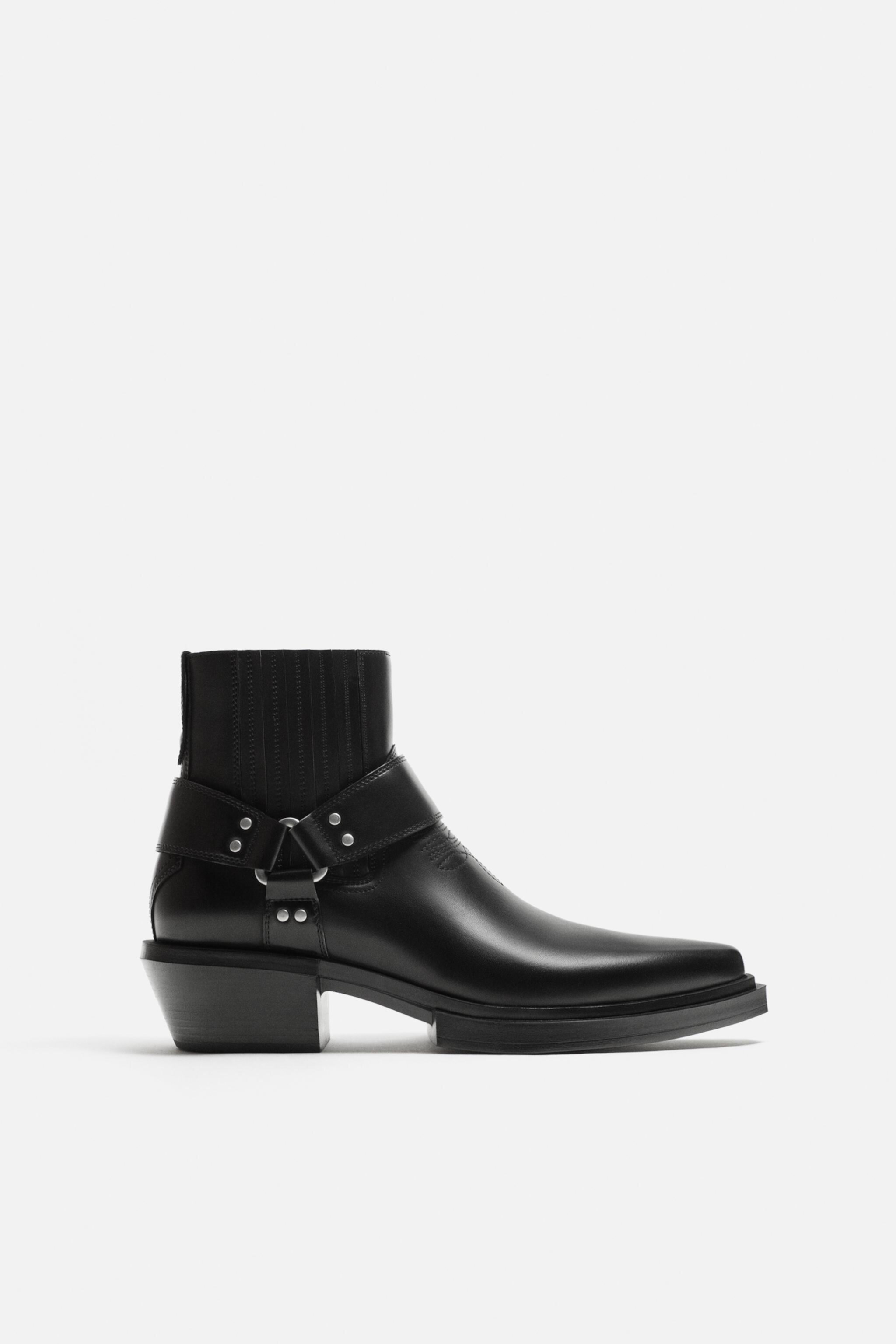 HARNESS COWBOY BOOTS Zara