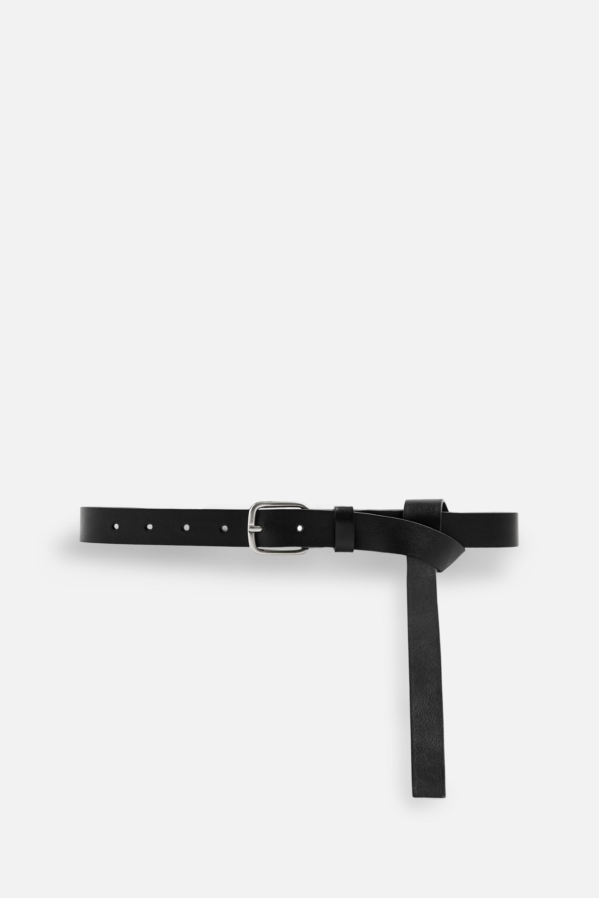 LONG LEATHER BELT Zara