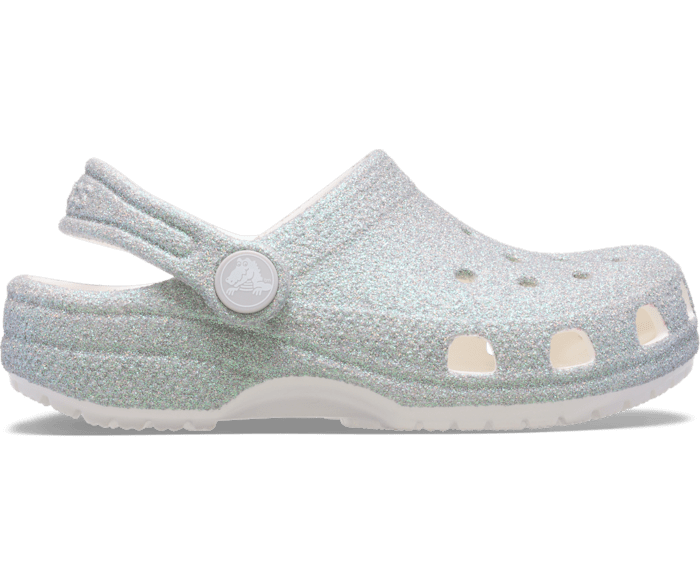 Toddler Classic Iridescent Glitter Clog Crocs