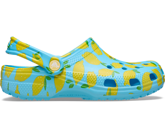 Классические сабо Crocs Fresh Fruits с ярким фруктовым принтом и легким дизайном Crocs