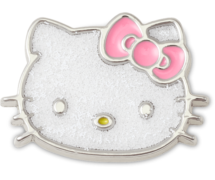 Hello Kitty Glitter Cat - оригинальное украшение Jibbitz™ для обуви Crocs Crocs