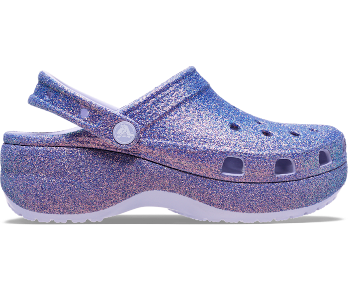 Классические платформенные деревянные сабо Crocs с перламутровым блеском и каблуком 41 мм Crocs