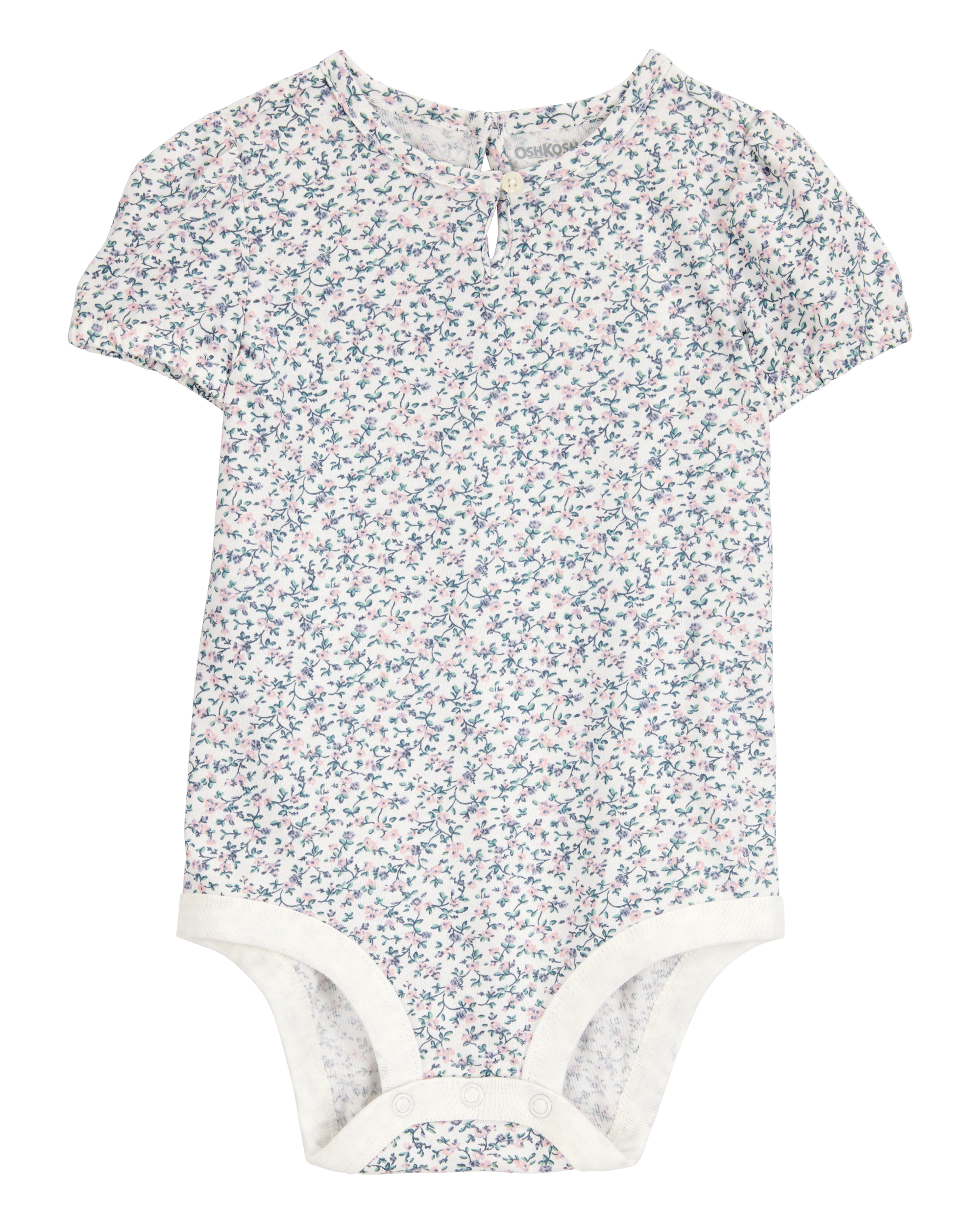 Baby Floral Short-Sleeve Bodysuit Carter's