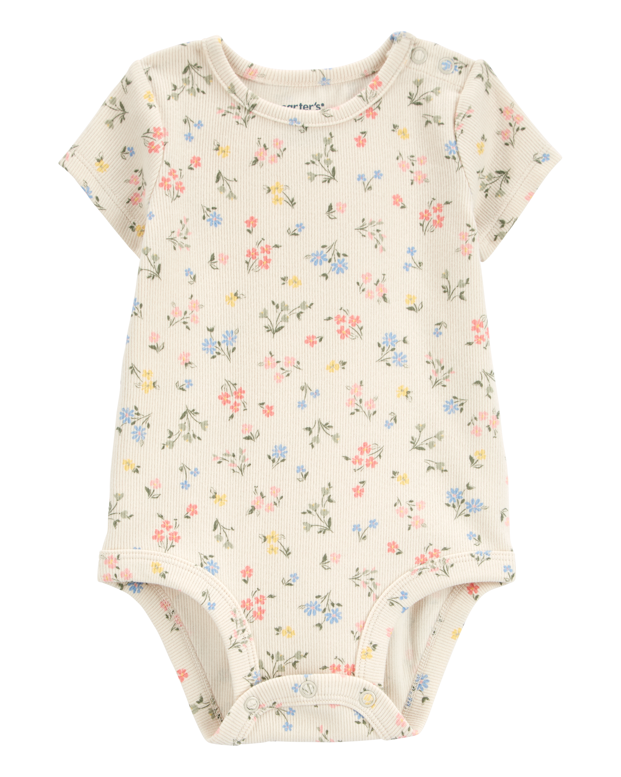 Baby Floral Short-Sleeve Bodysuit Carter's